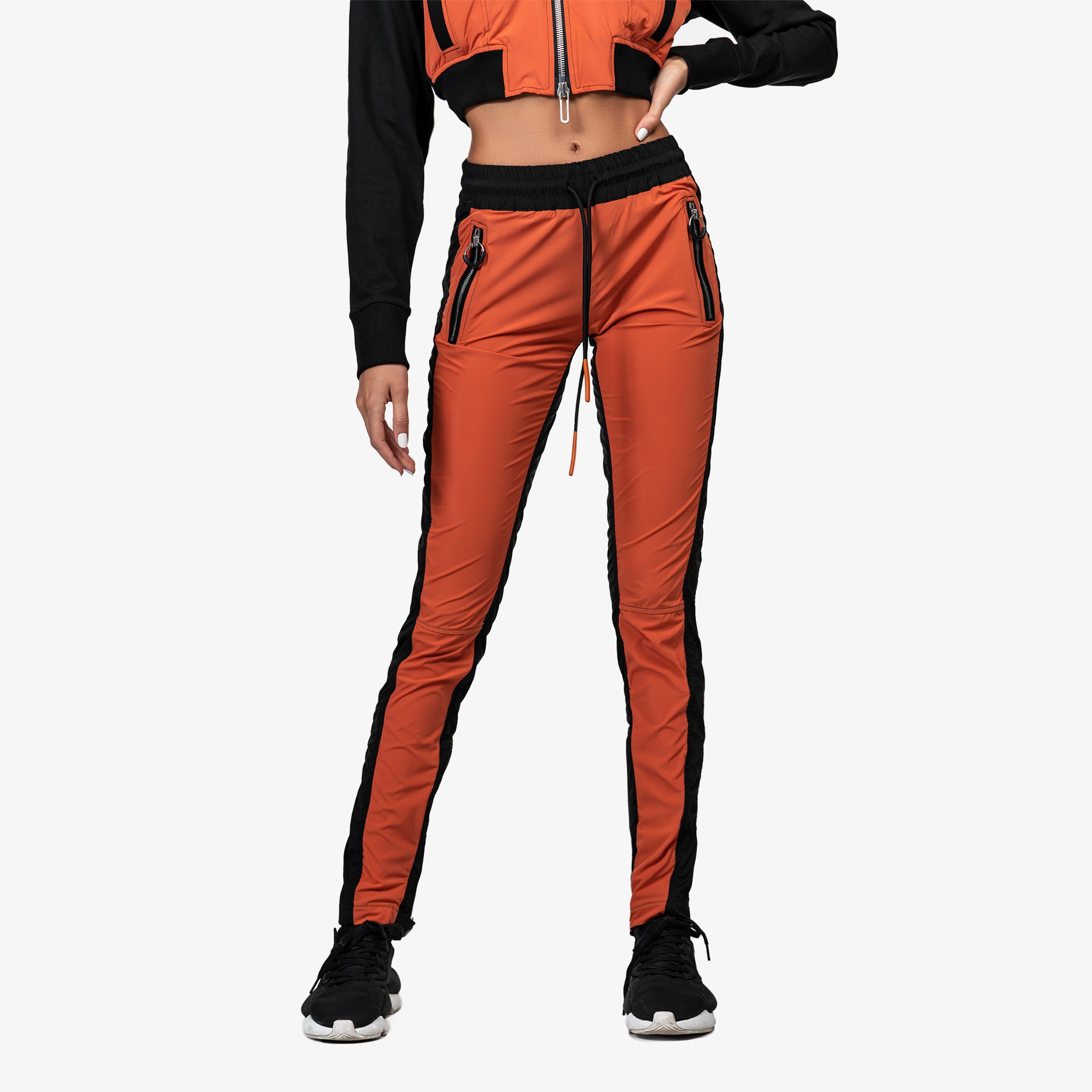 DHRUVI TRENDZ Pantaloni Palazzo Donna In Cotone Lycra, Vita Alta Con Tasche, Marrone, Taglia 44