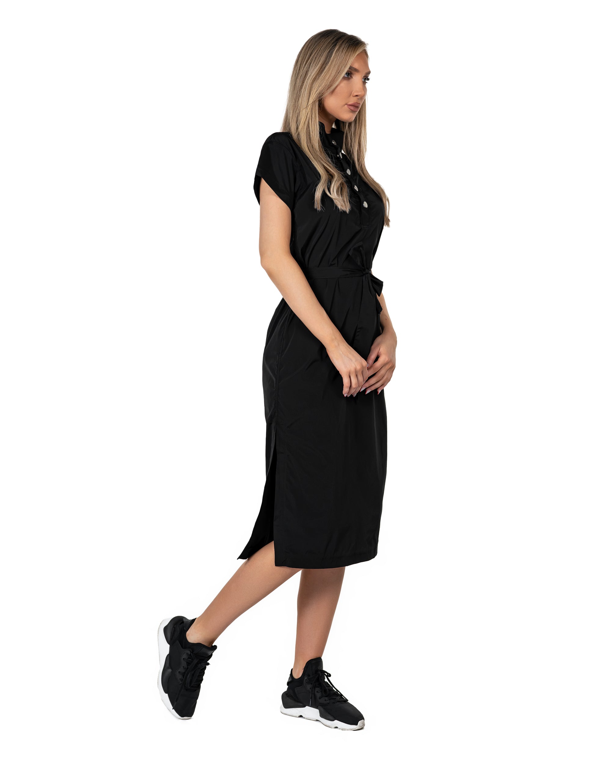 Short sleeve ribbon dress - D24369