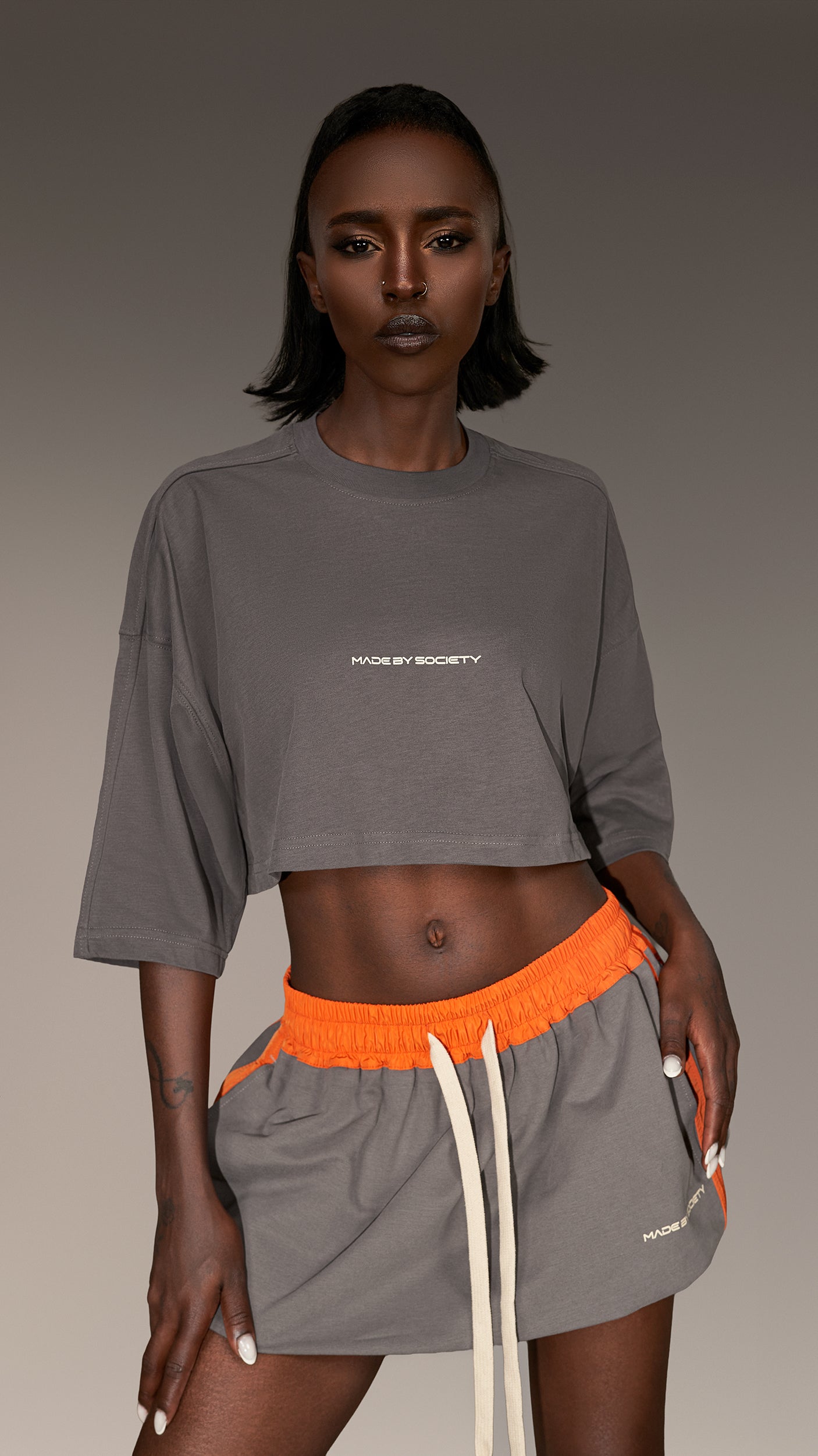 Tricou crop Made by Society - T26155