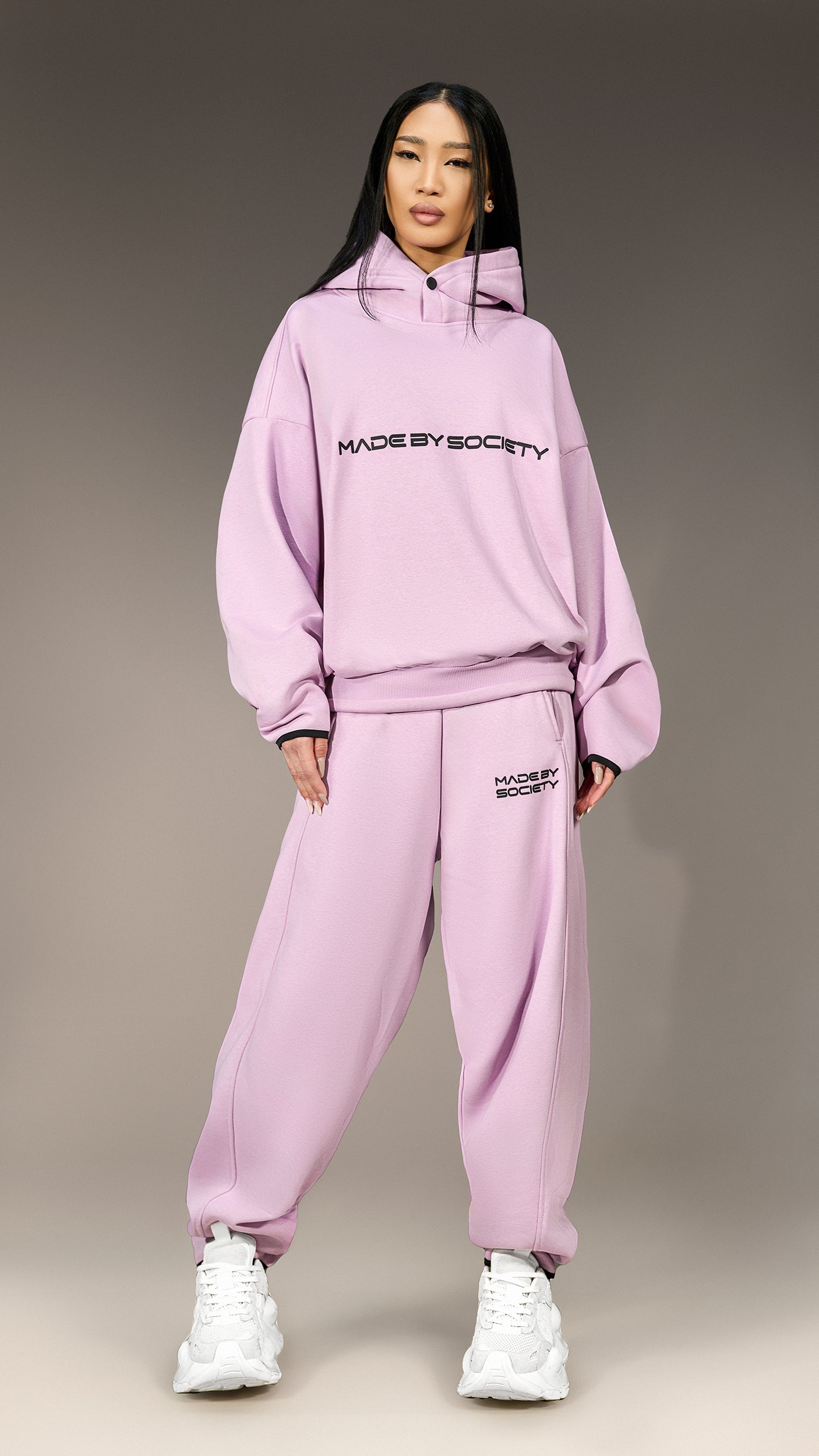 Hanorac Oversized "Made by Society" - H26078