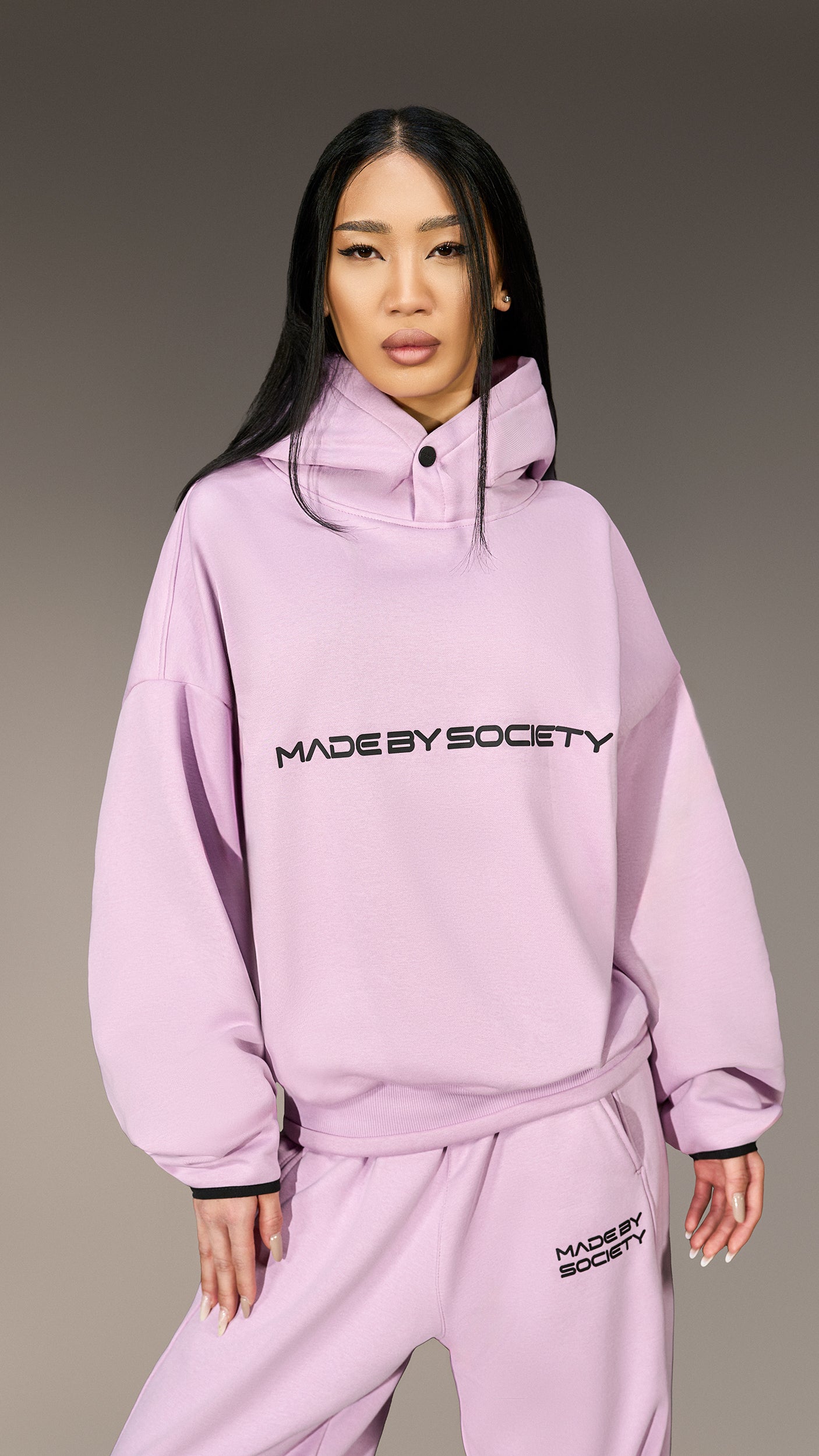 Hanorac Oversized "Made by Society" - H26078