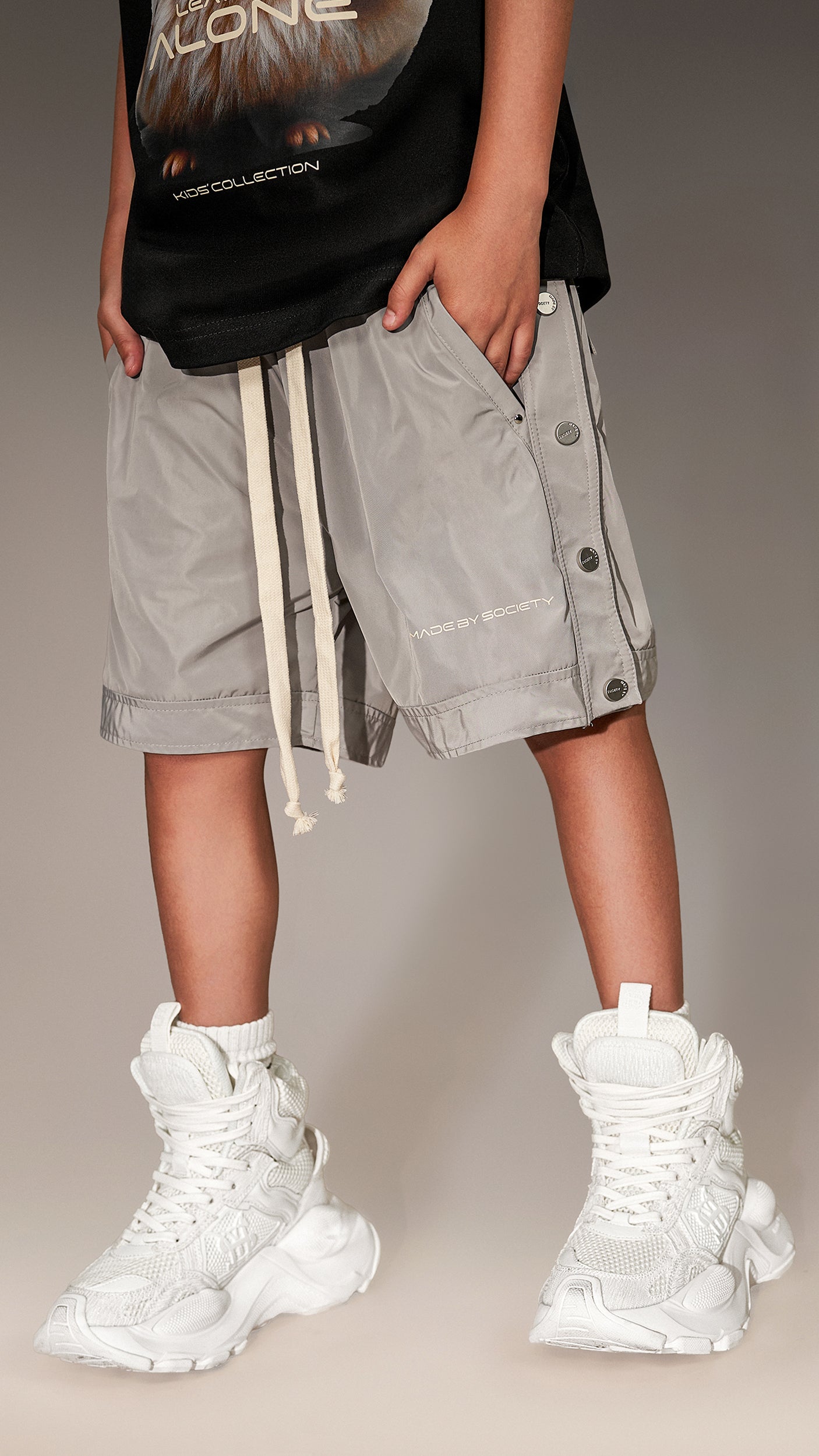 Bermuda cu capse - B36261