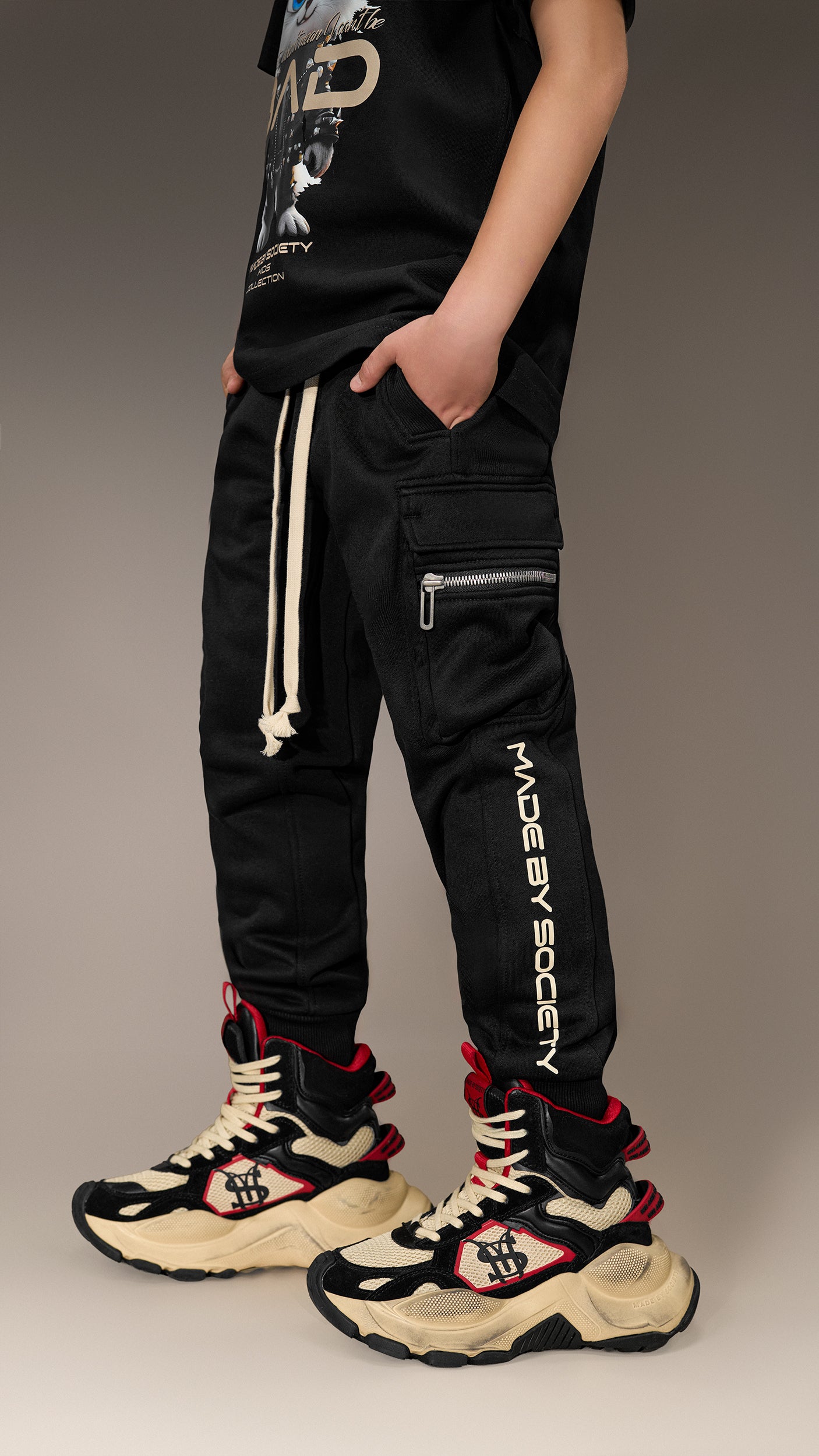 Pantaloni cargo “Made by Society” – P36173