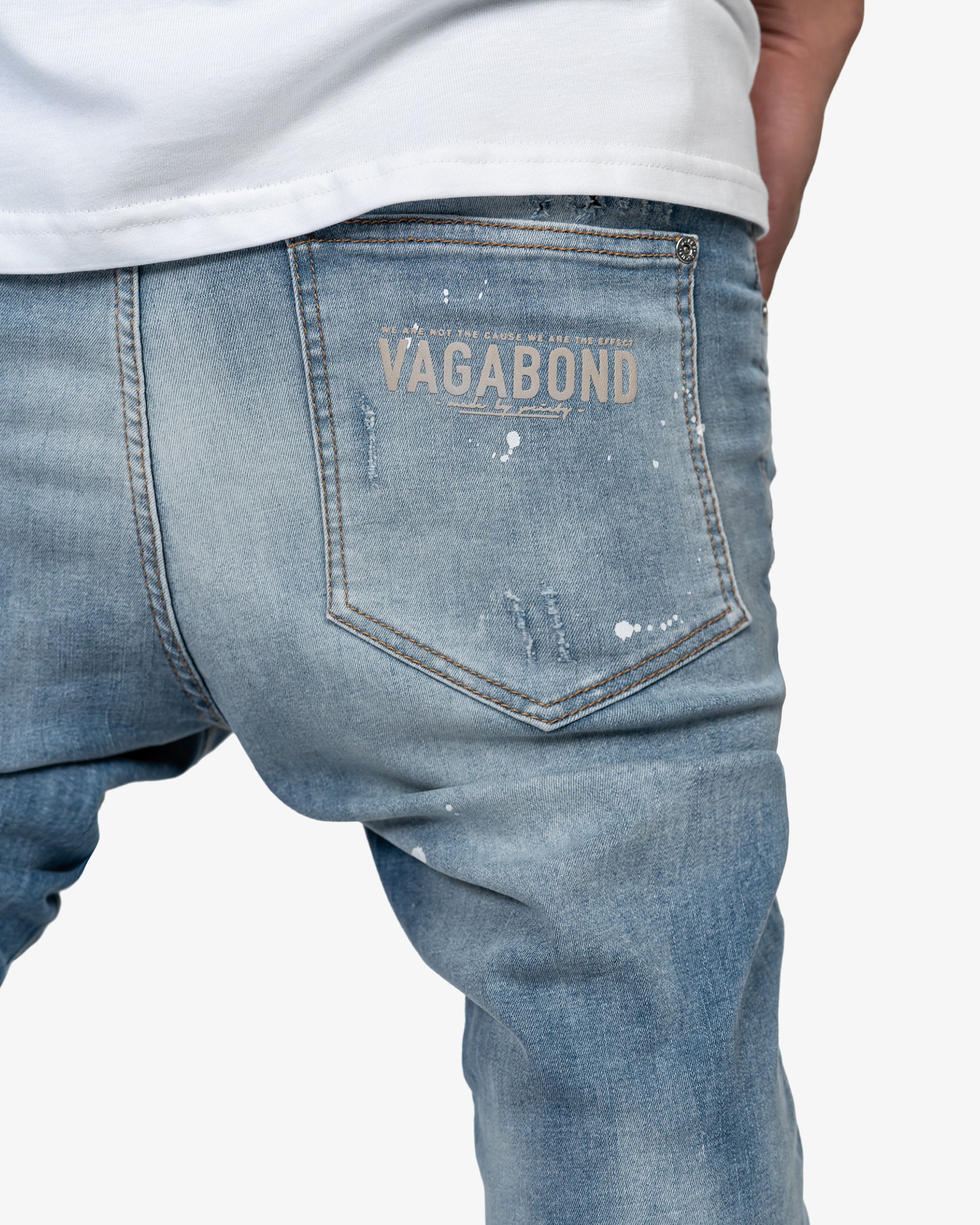 Distressed jeans pants - P13630