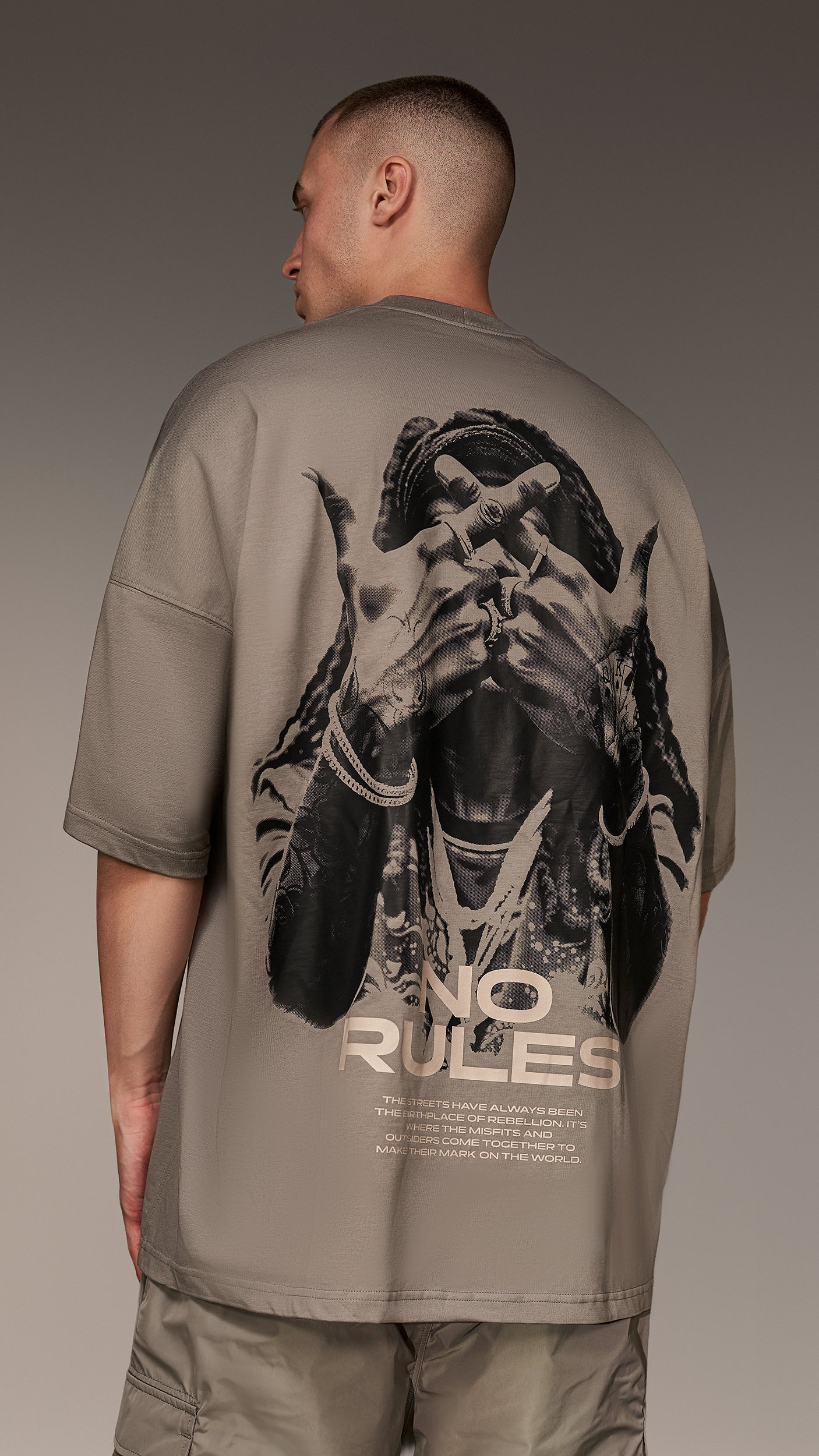 Tricou „NO RULES” - T16572