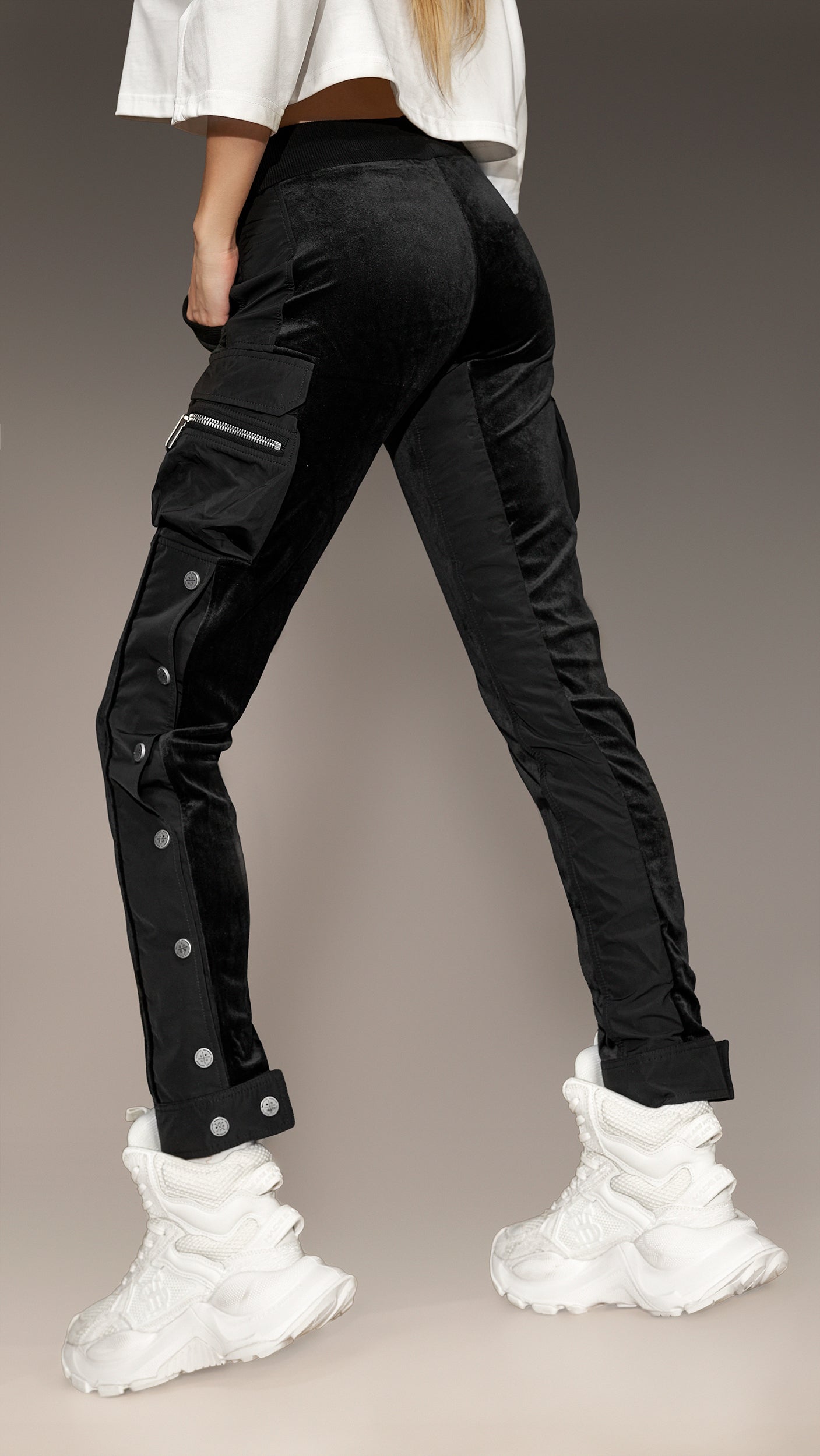 Pantaloni cu capse - P22433