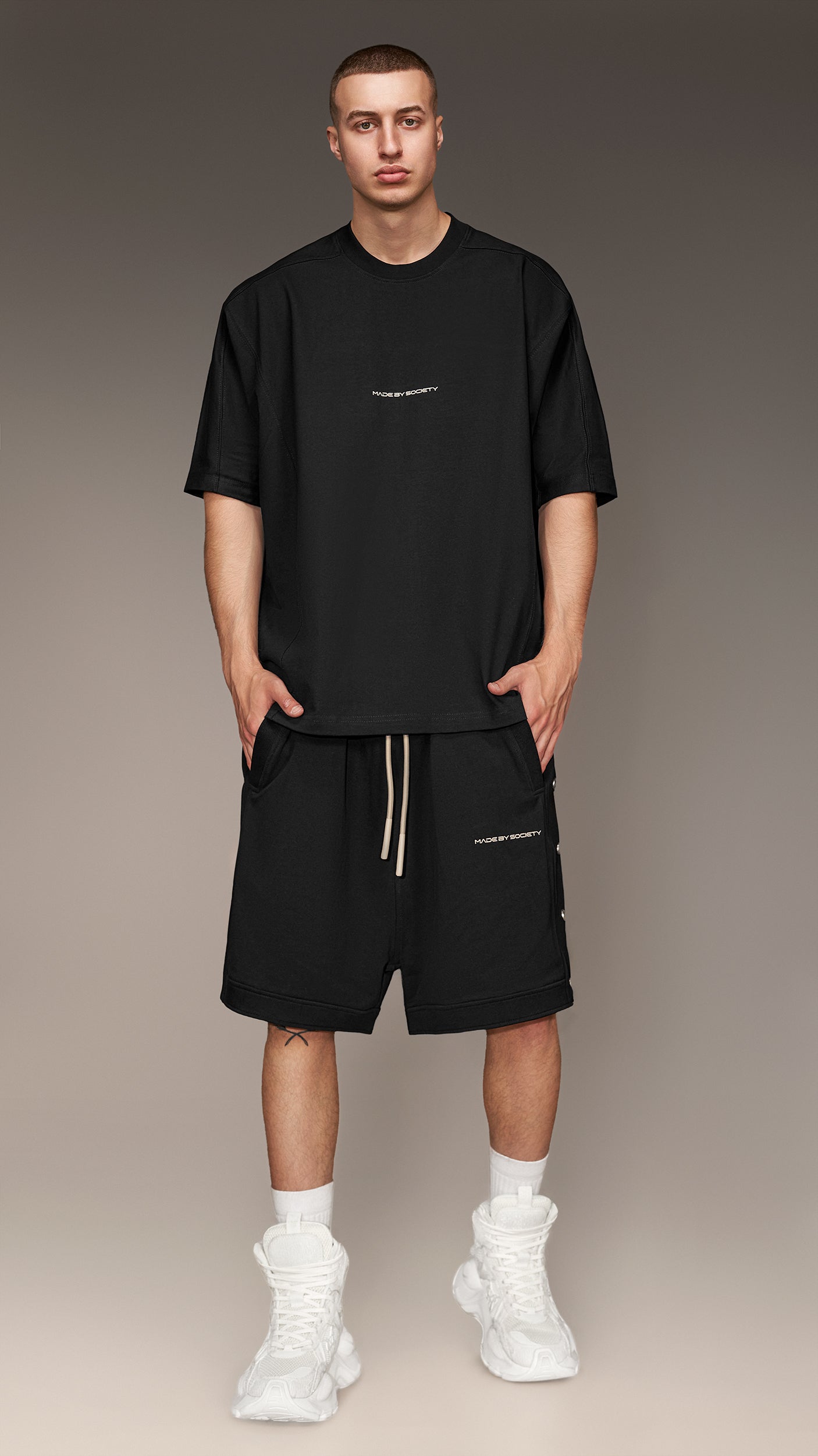 Bermuda cu capse - B16480