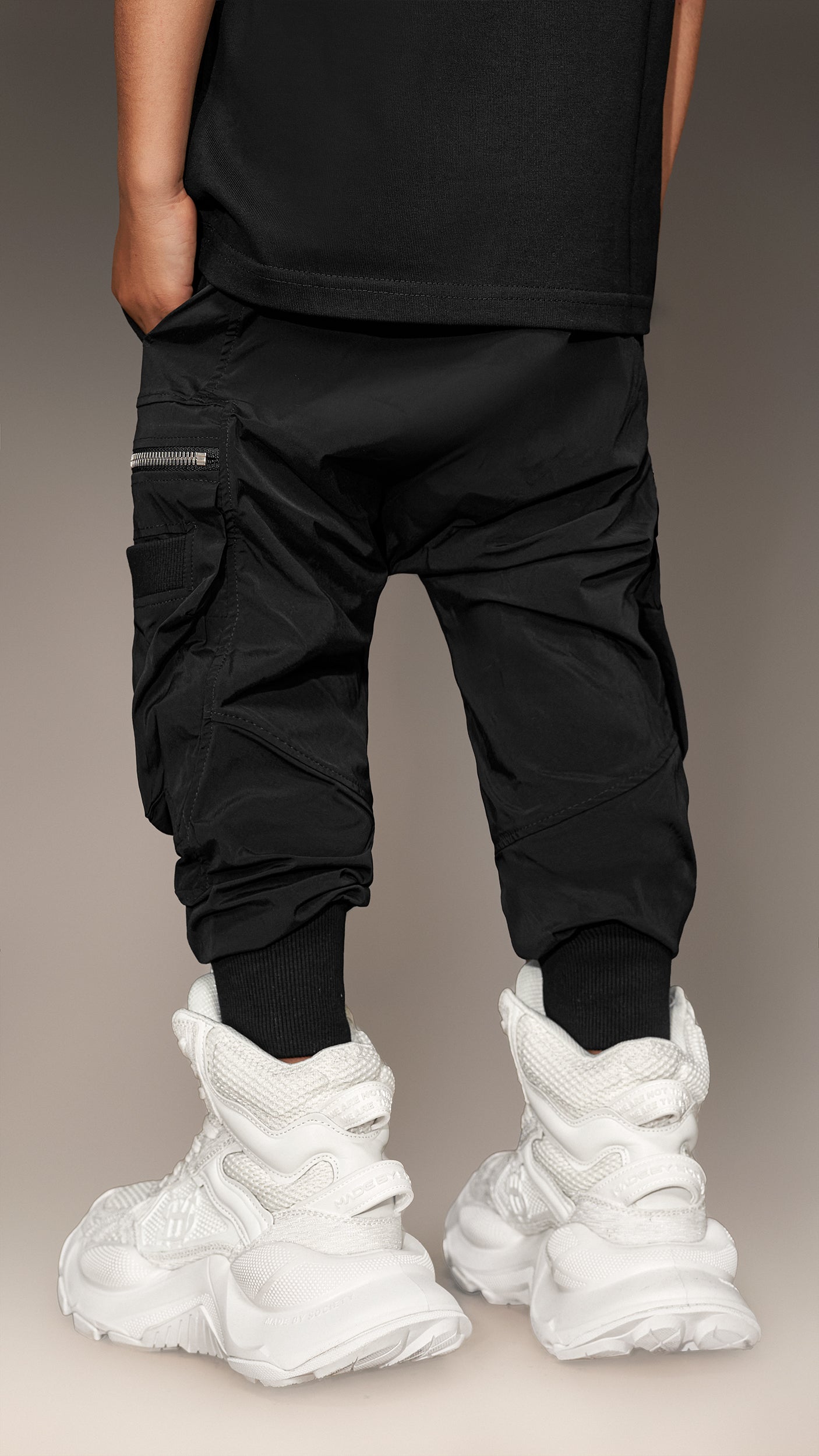 Zip hem cargo pants - P31901