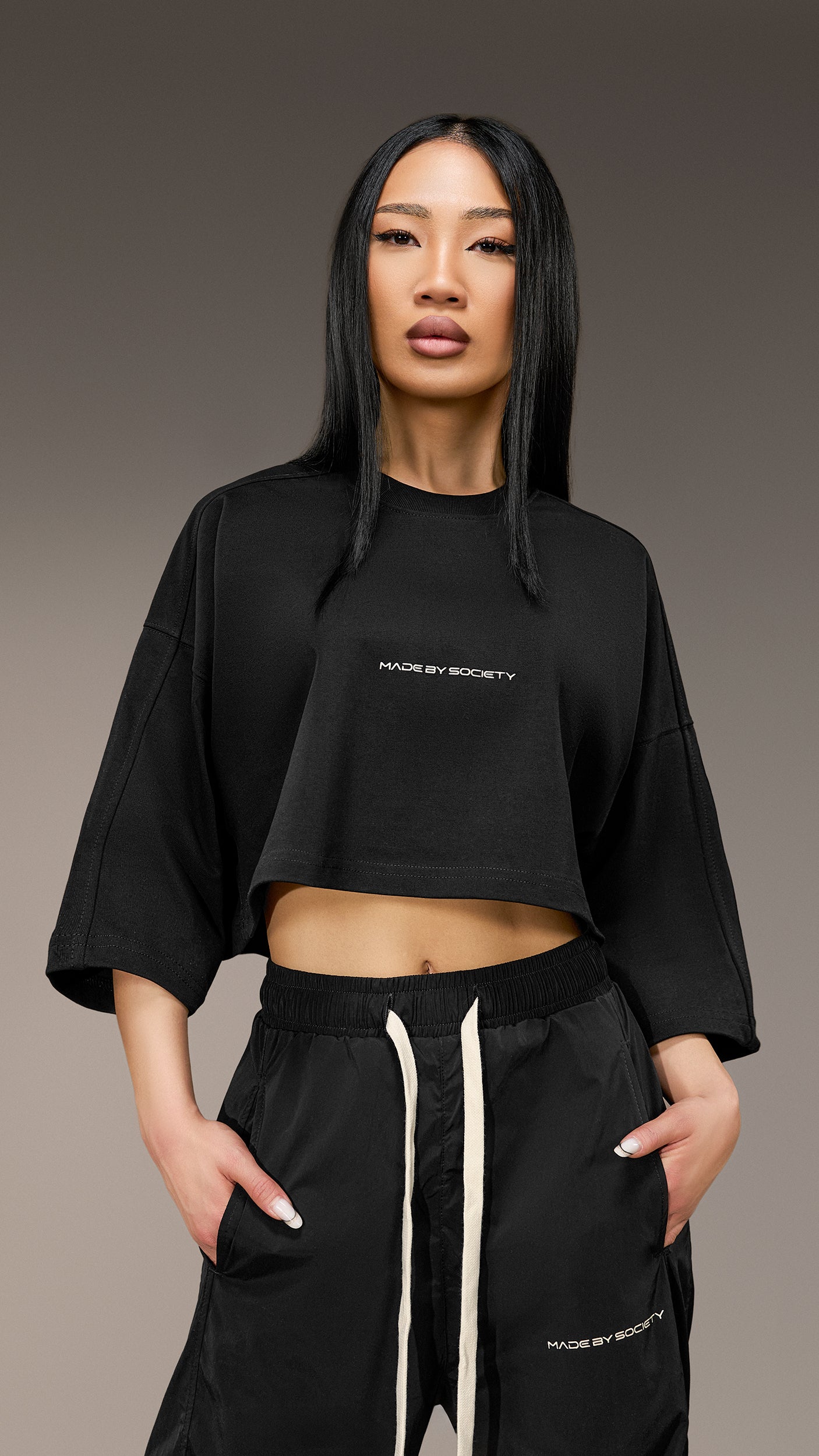 Tricou Crop MADE BY SOCIETY – T26224