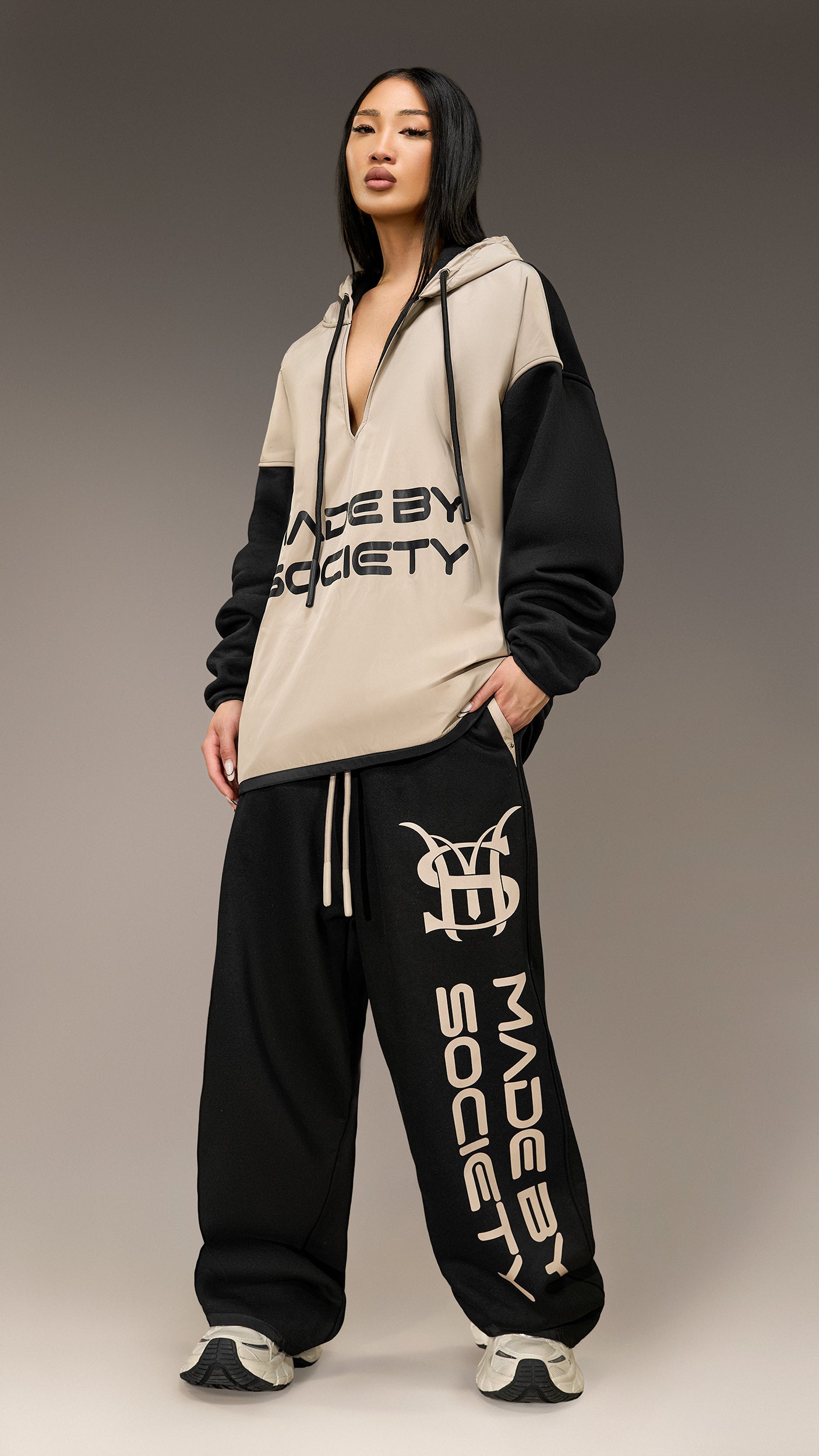 Pantaloni Oversized Made By Society – P26030