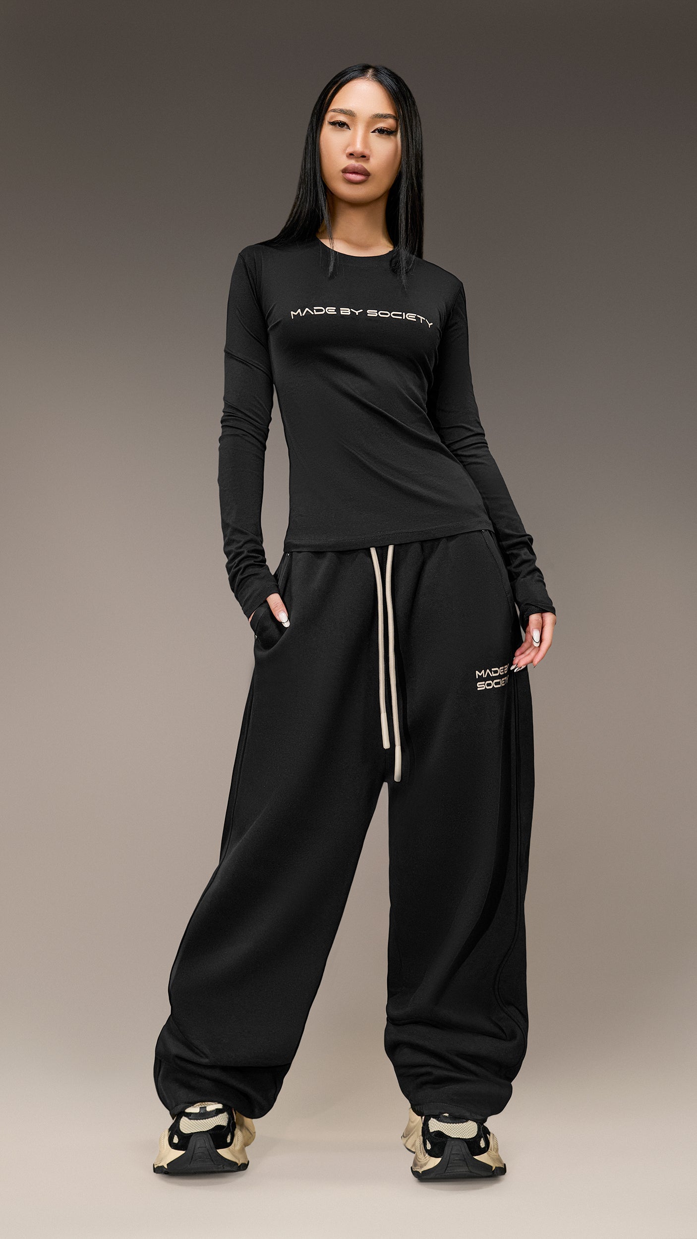 Pantaloni Oversized Made By Society – P26032
