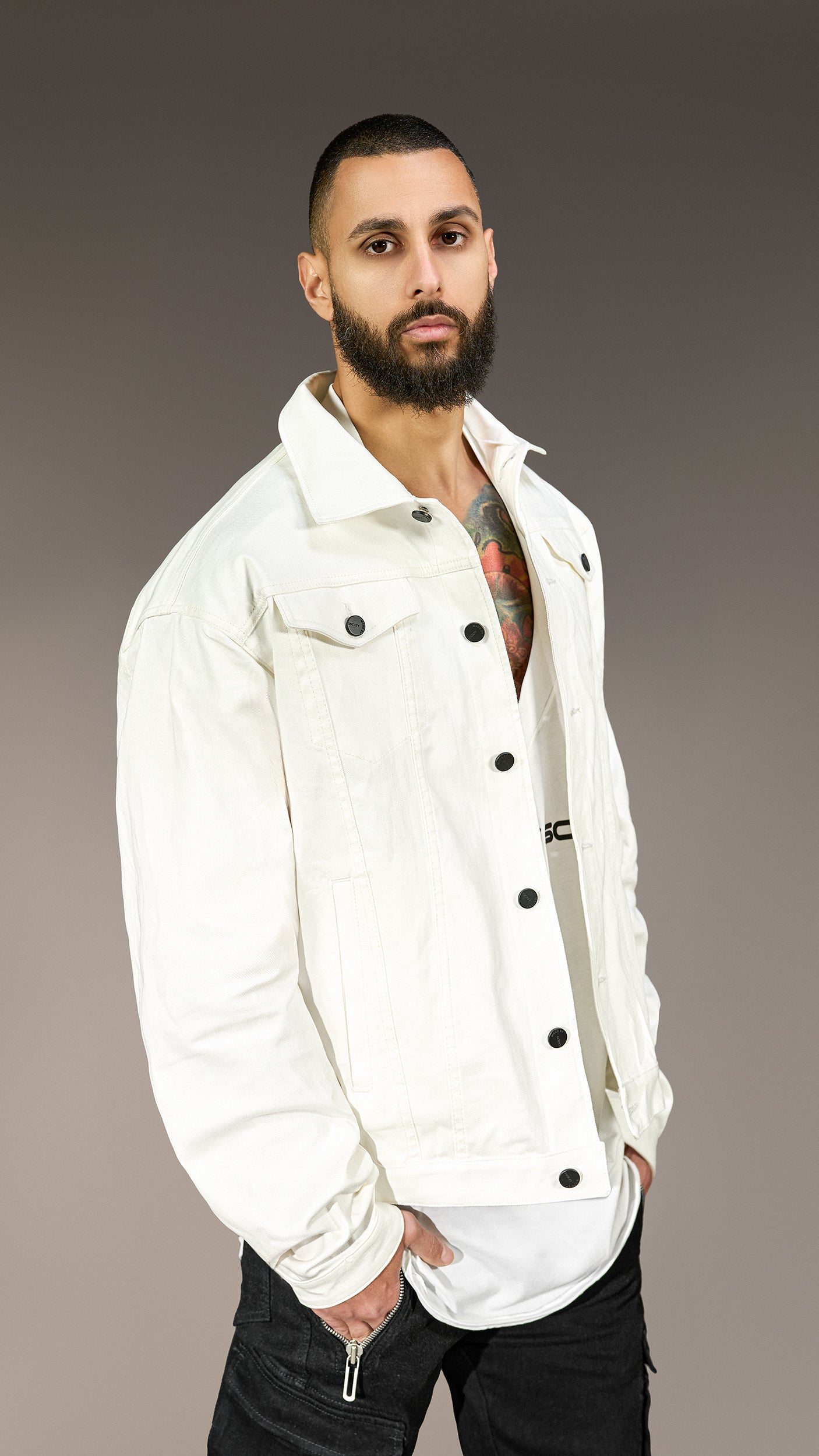 Jachetă Denim Oversized Made by Society - J15553