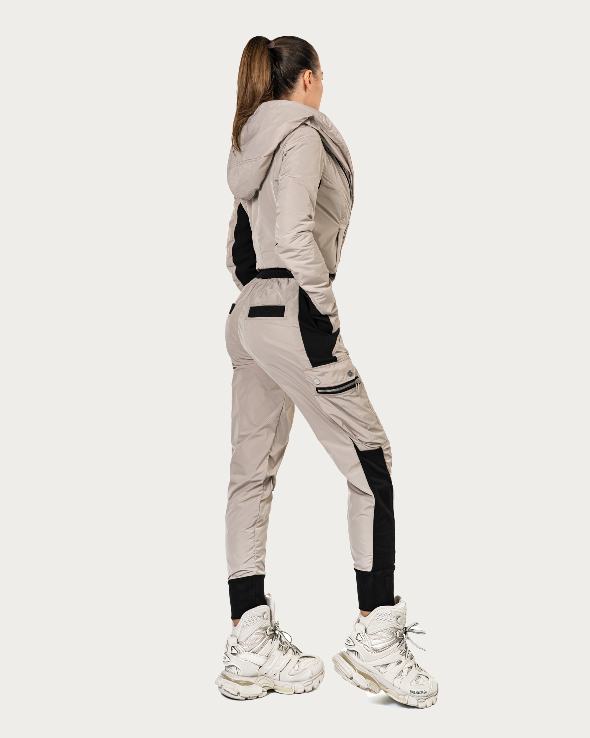 Stripe cargo pants - P24133