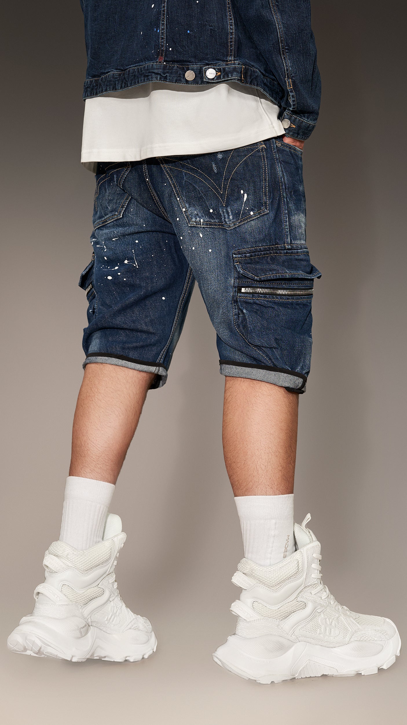 PAINT SHORT JEANS - P13199