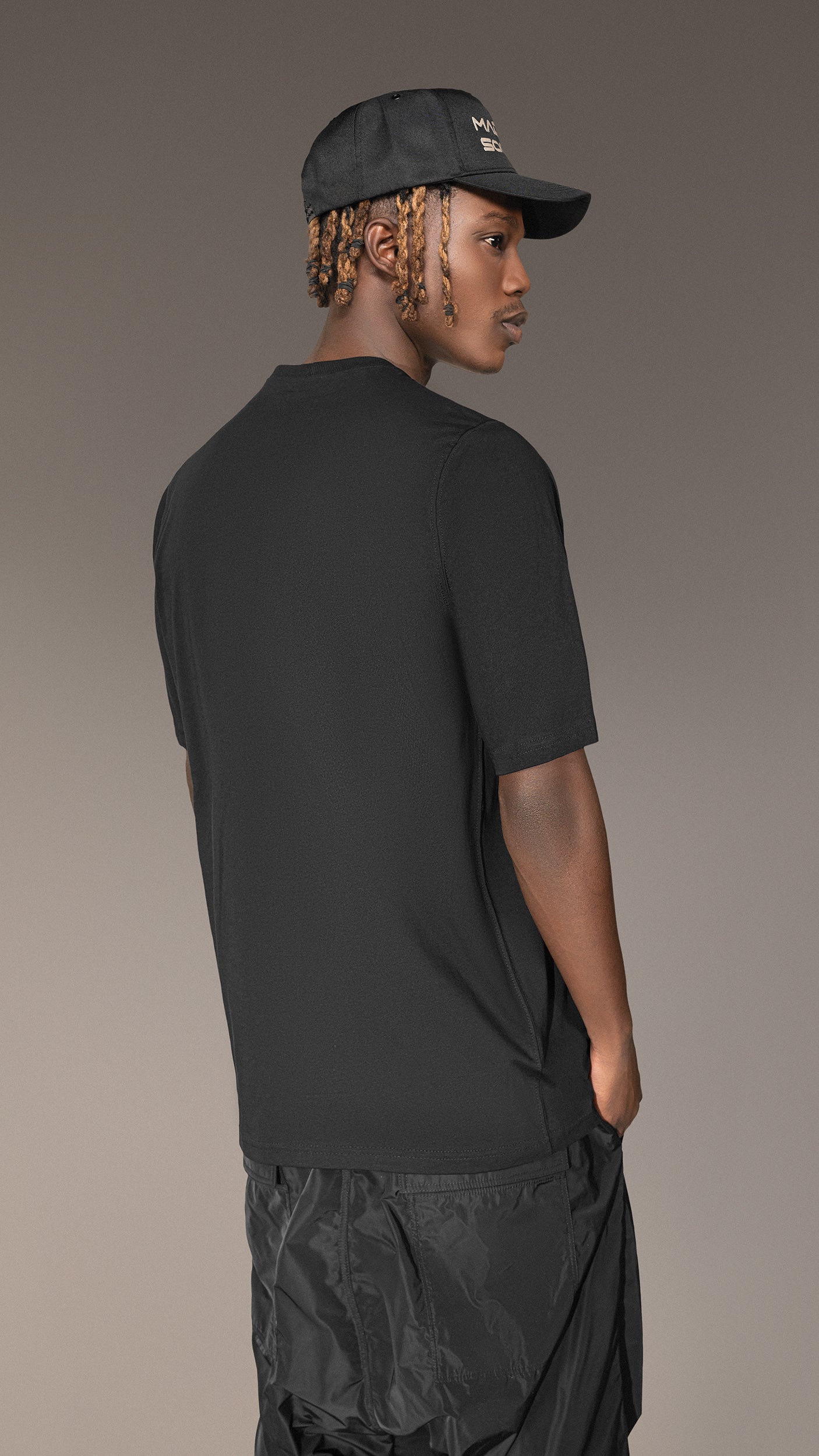 Tricou Negru „Made By Society” - T12860