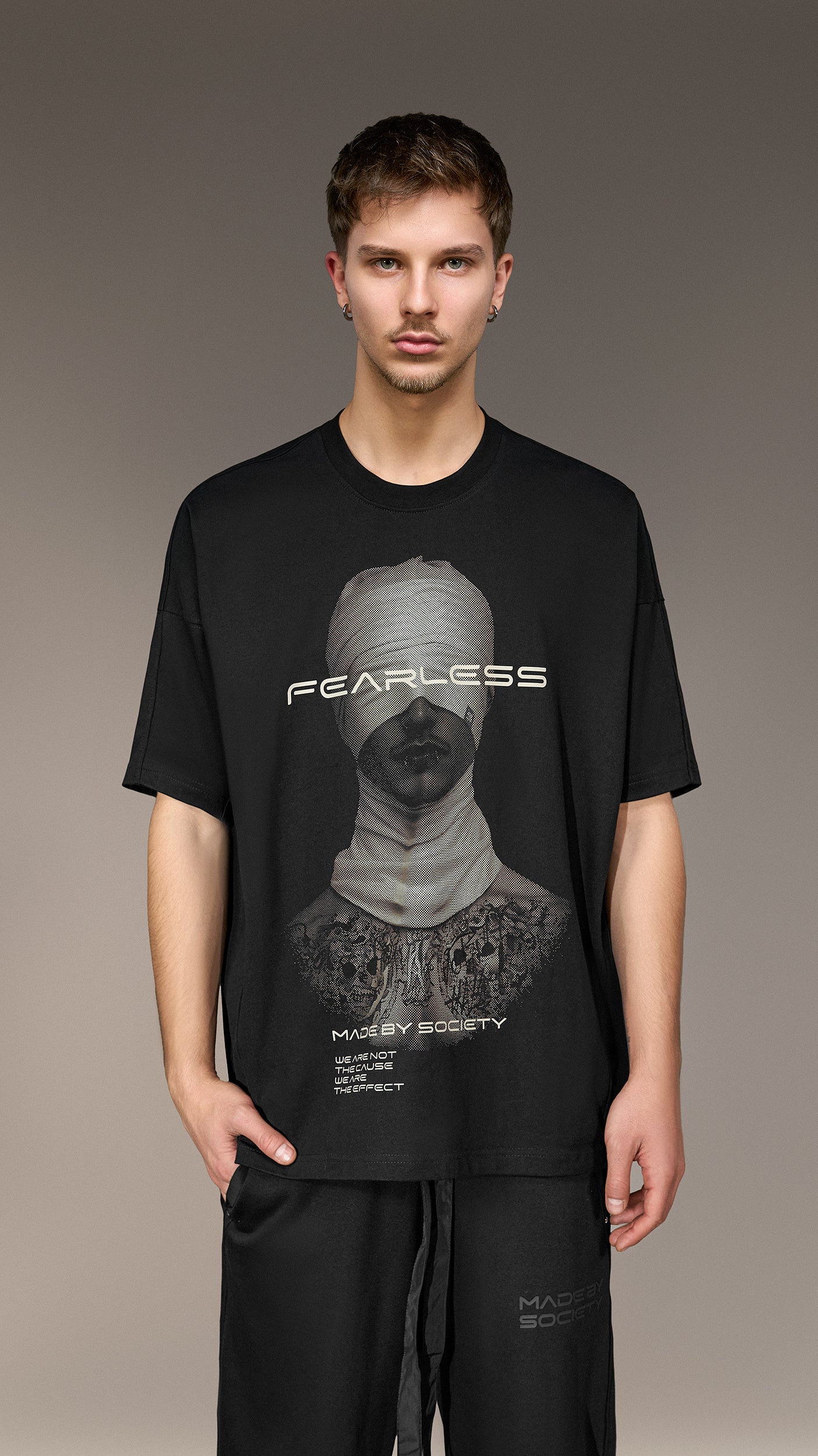 Tricou „Fearless” Made by Society - T15778