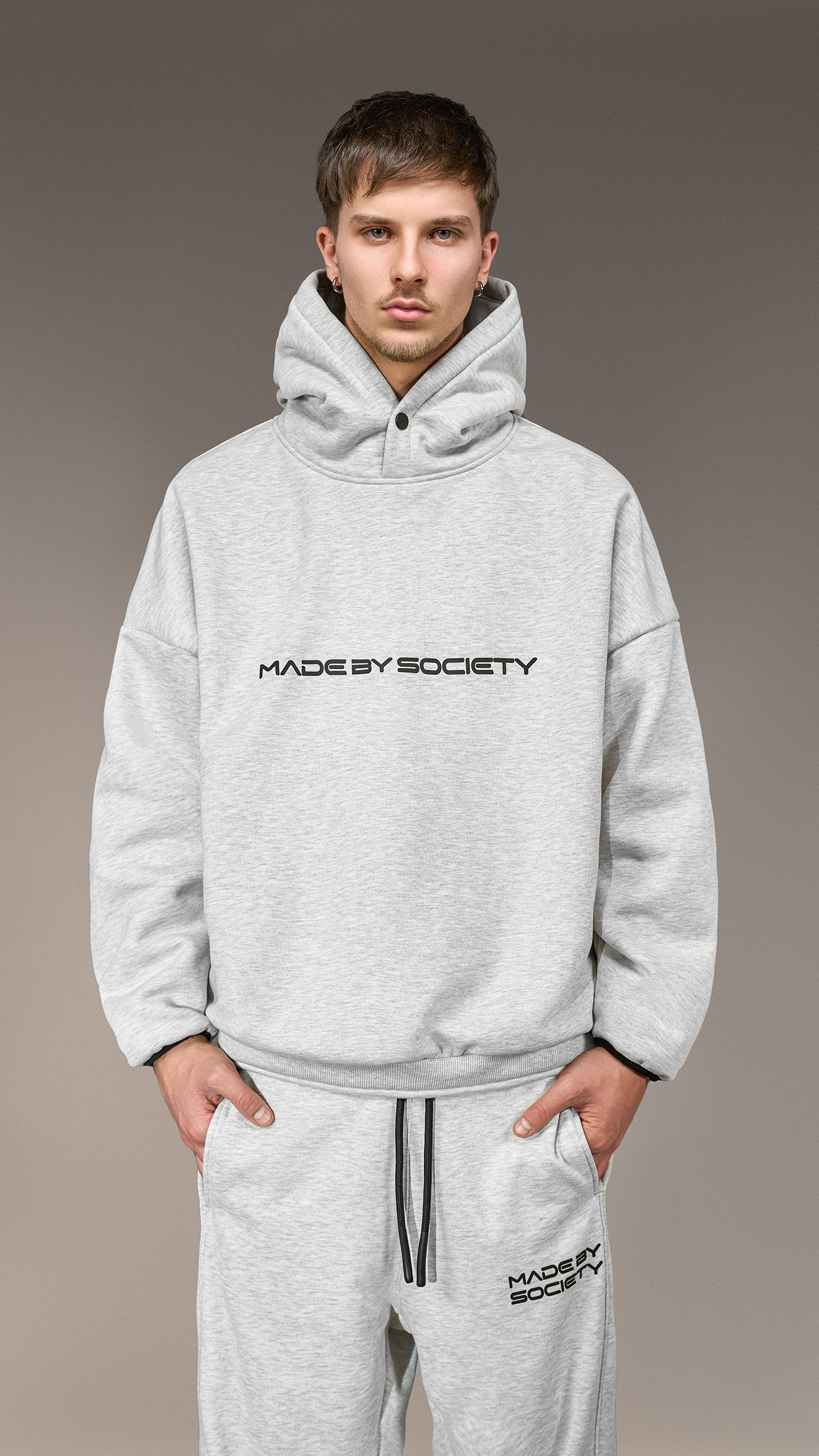 Hanorac Oversized „Made by Society” - H15831
