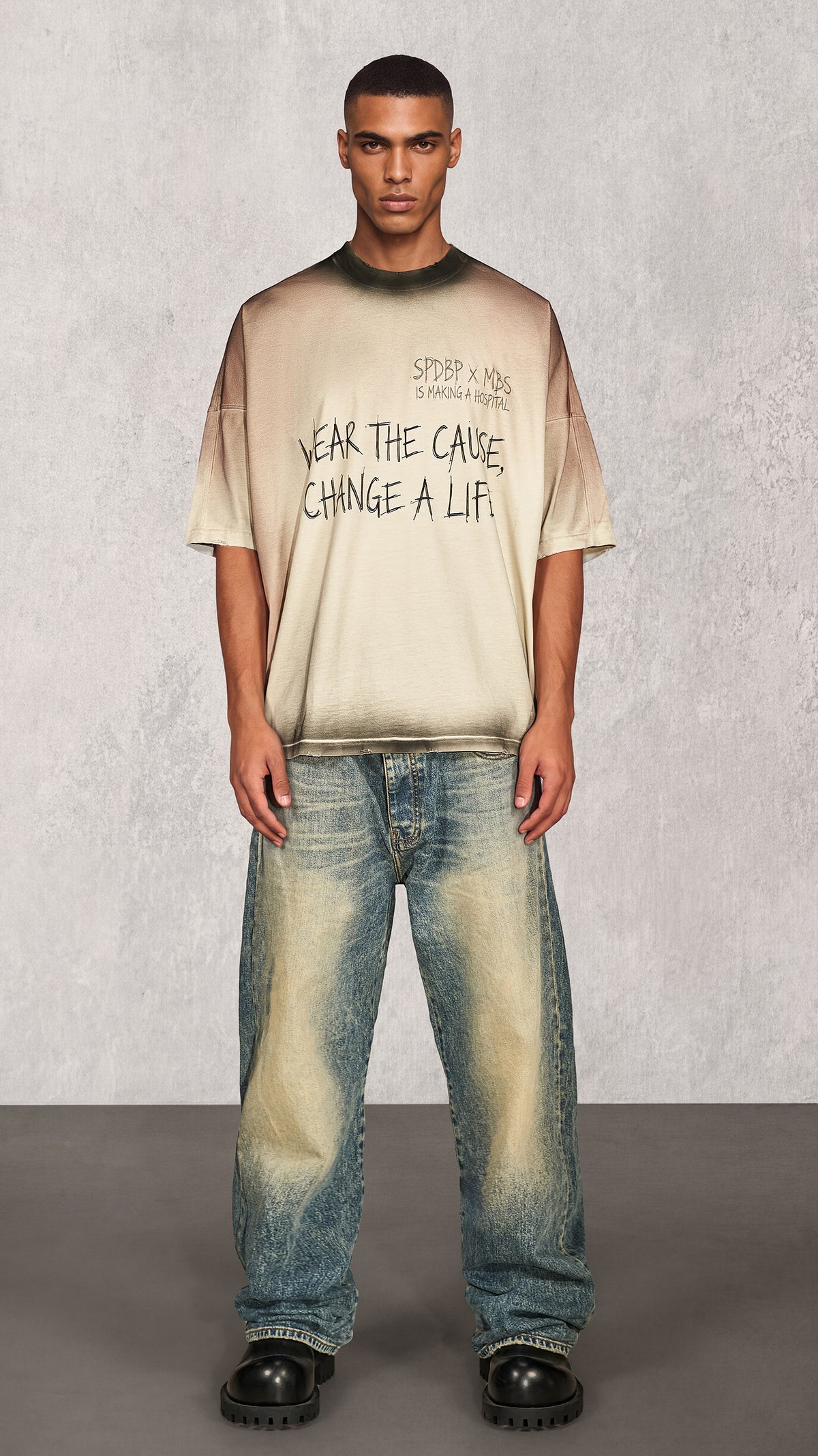 TRICOU BARBATI "CHANGE A LIFE" - T17457