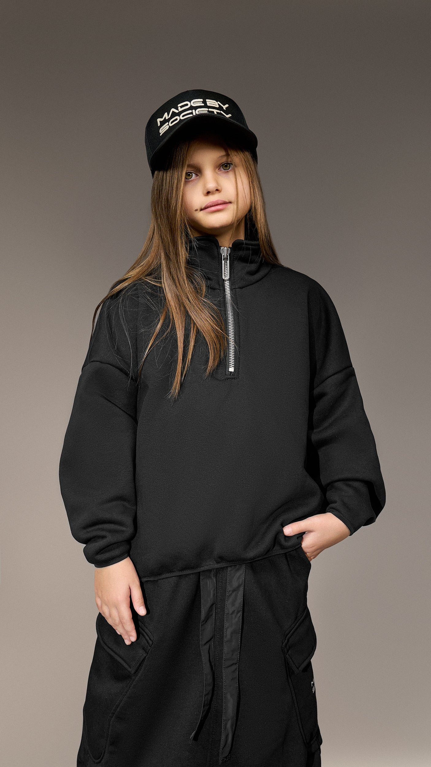 Hanorac oversize „Made by Society” - H35768