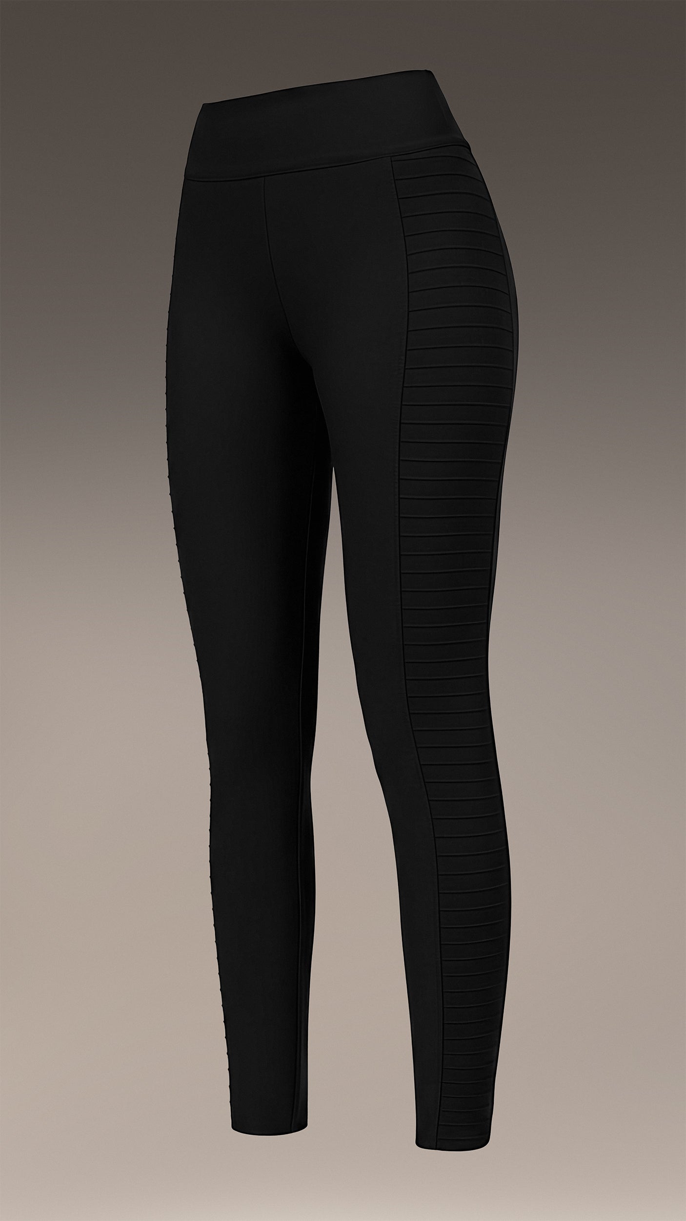 Ribbed leggings pants - P23039