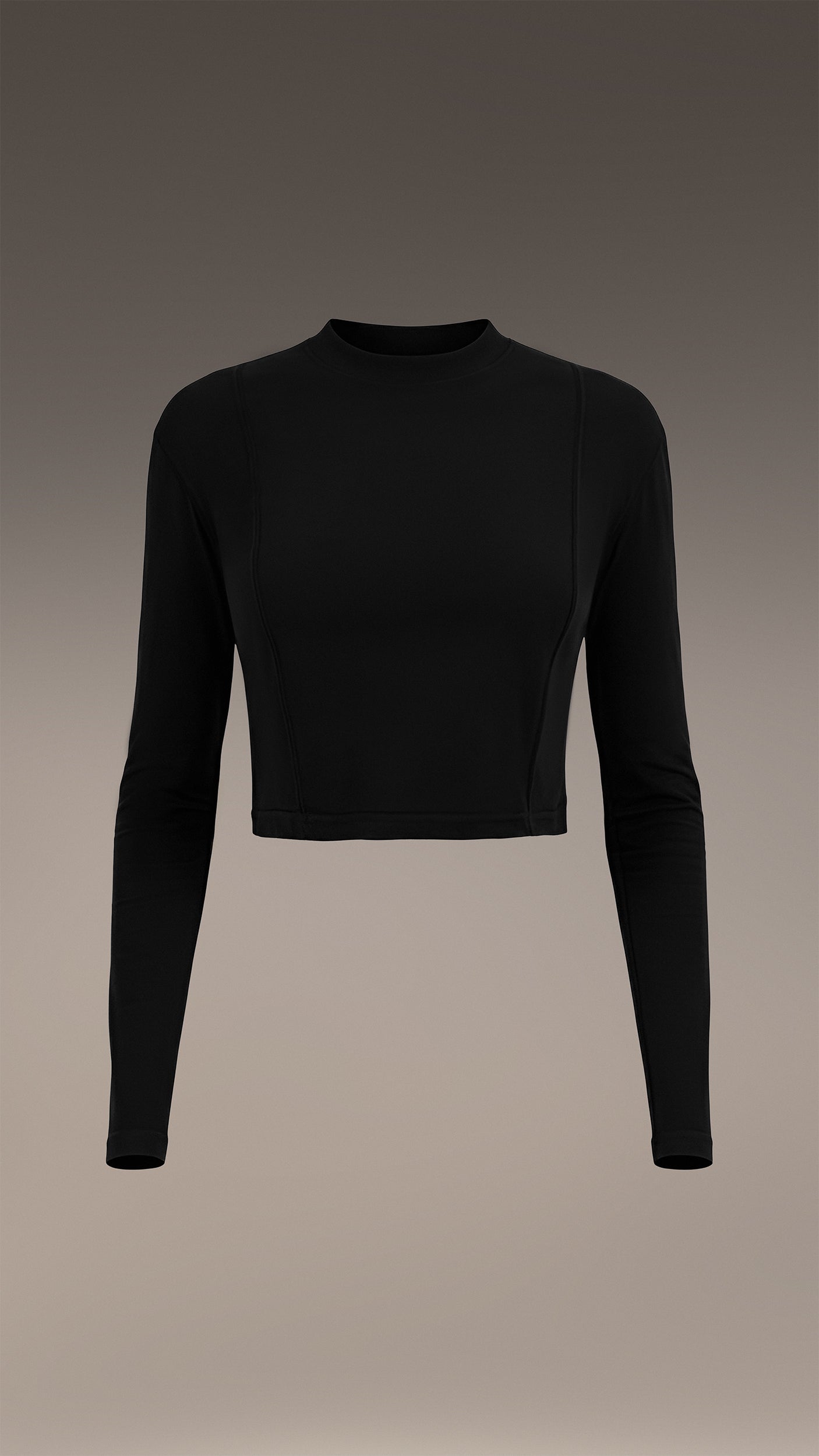 Long sleeve crop top - T25178