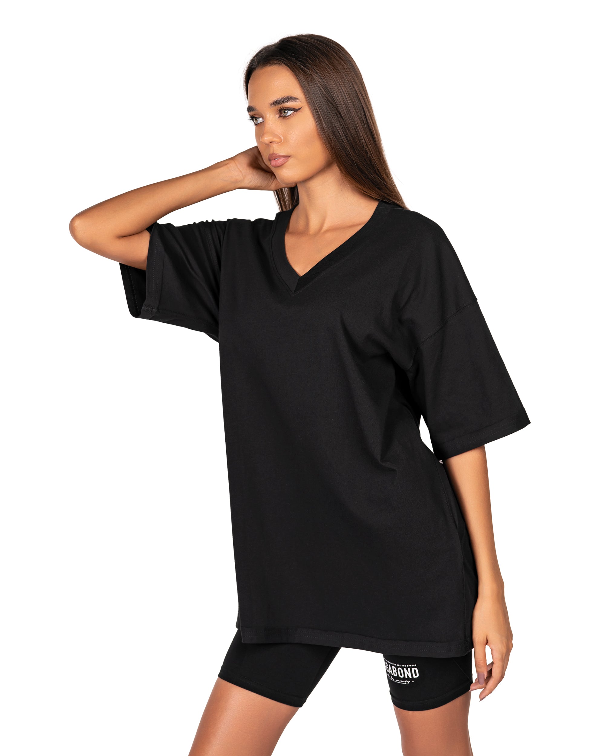 V-neck t-dress - T23673