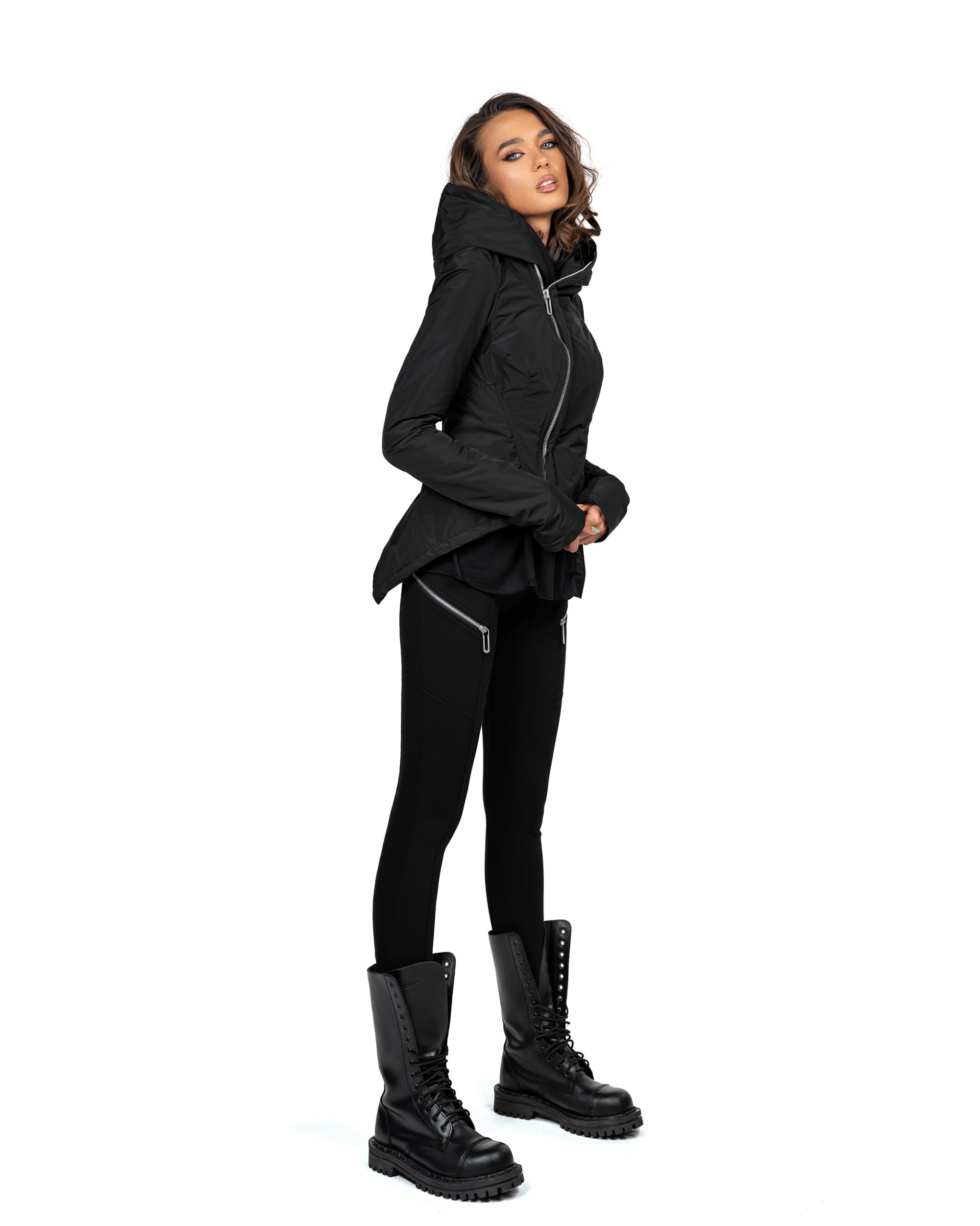 Zip leggings pants - P22441