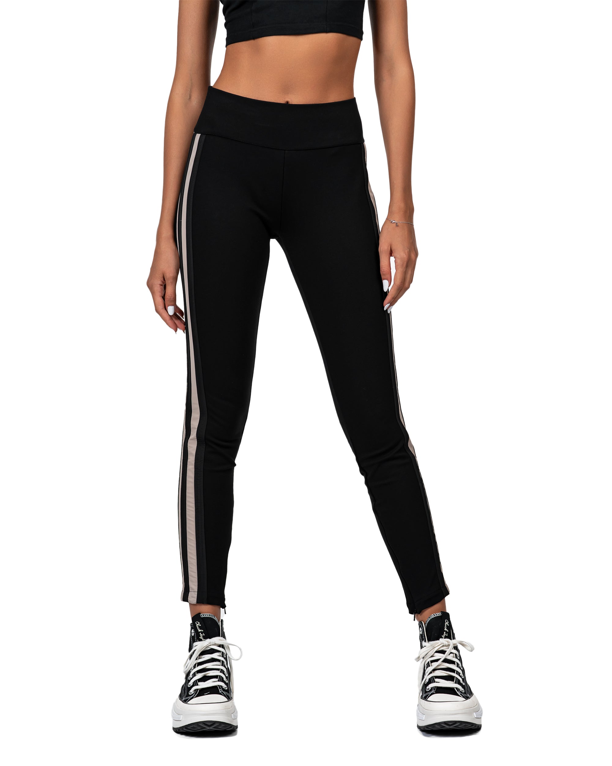 Vertical lines leggings pants - P23034