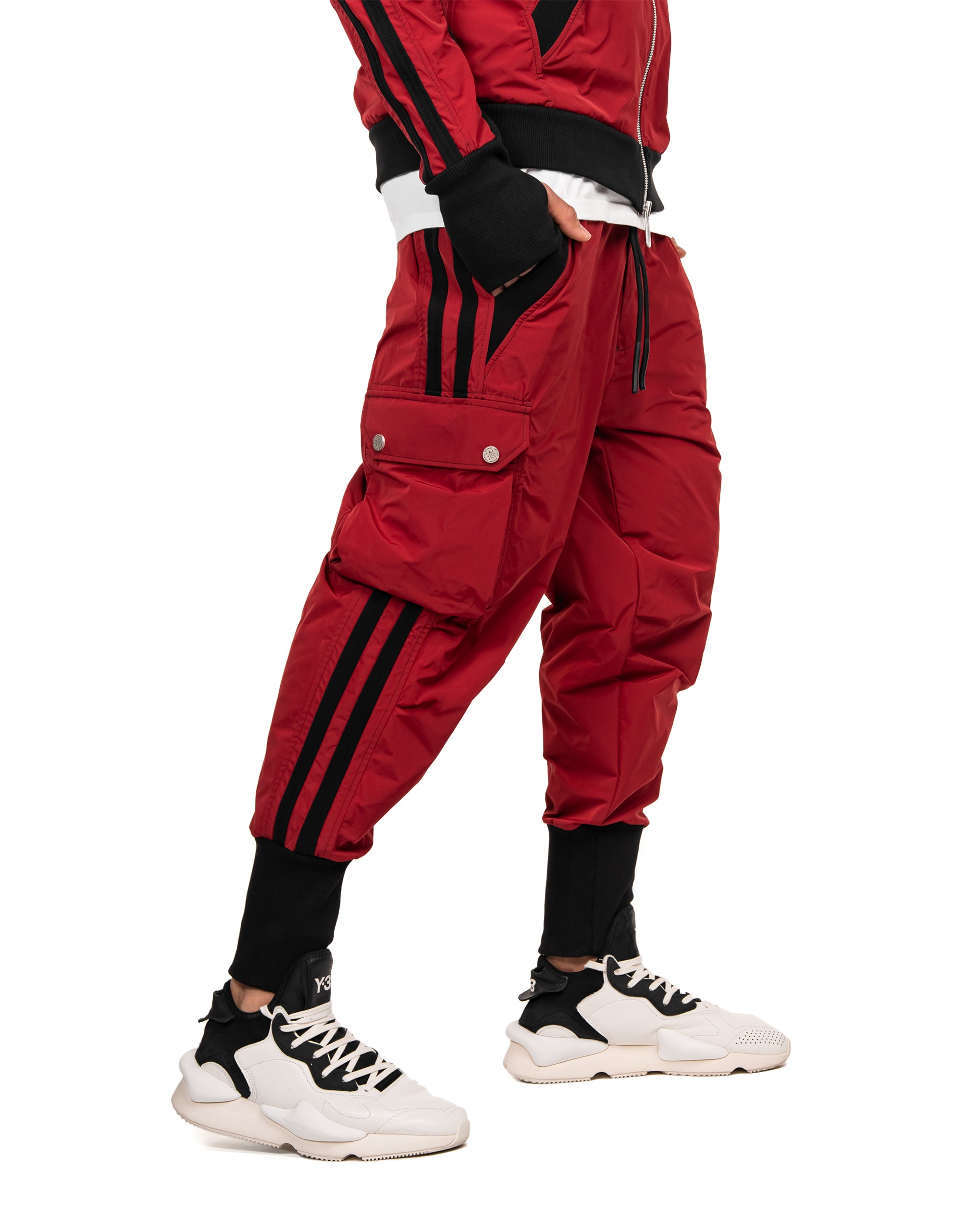Vertical lines cargo pants - P12532