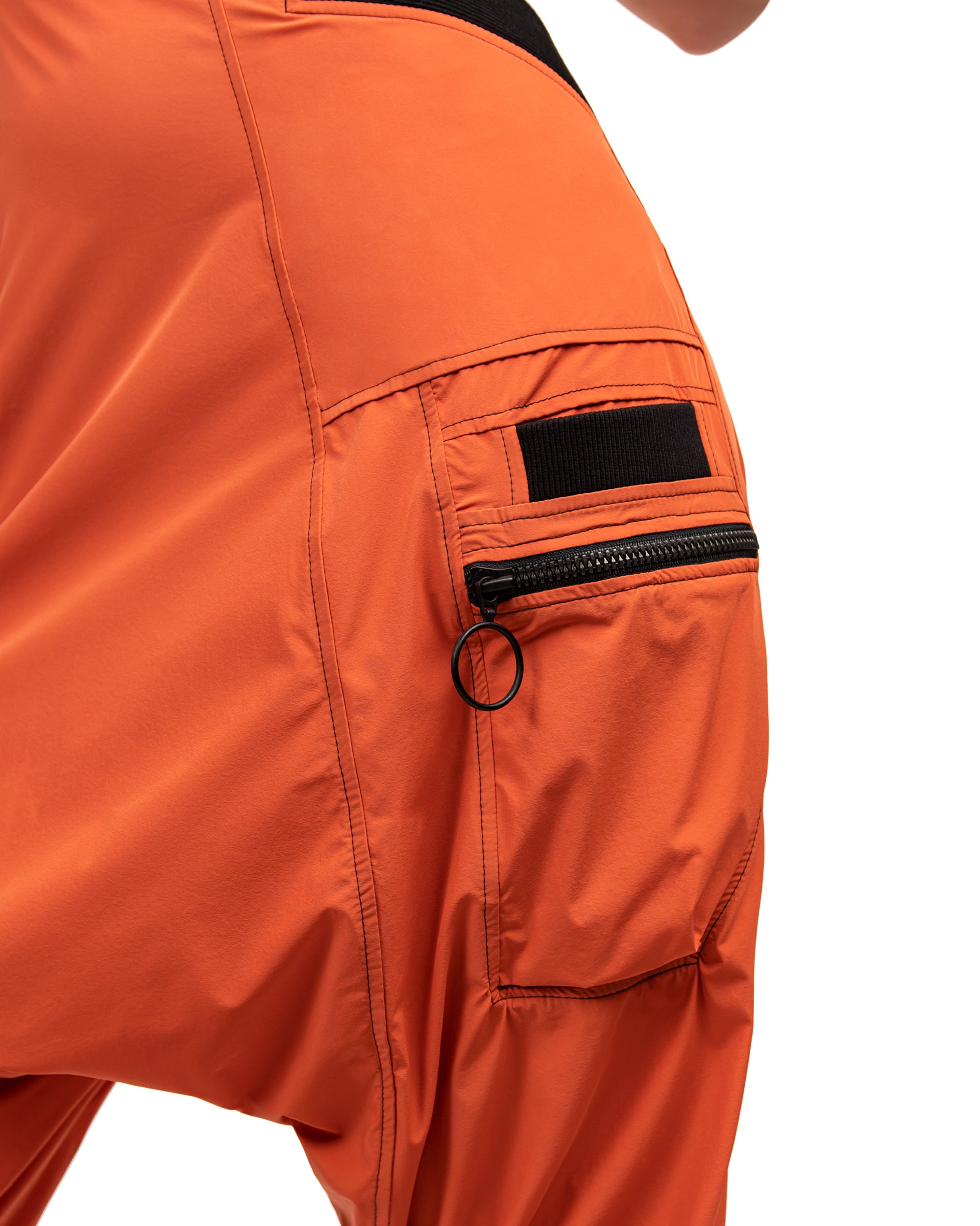 Orange zip dungarees - P21809