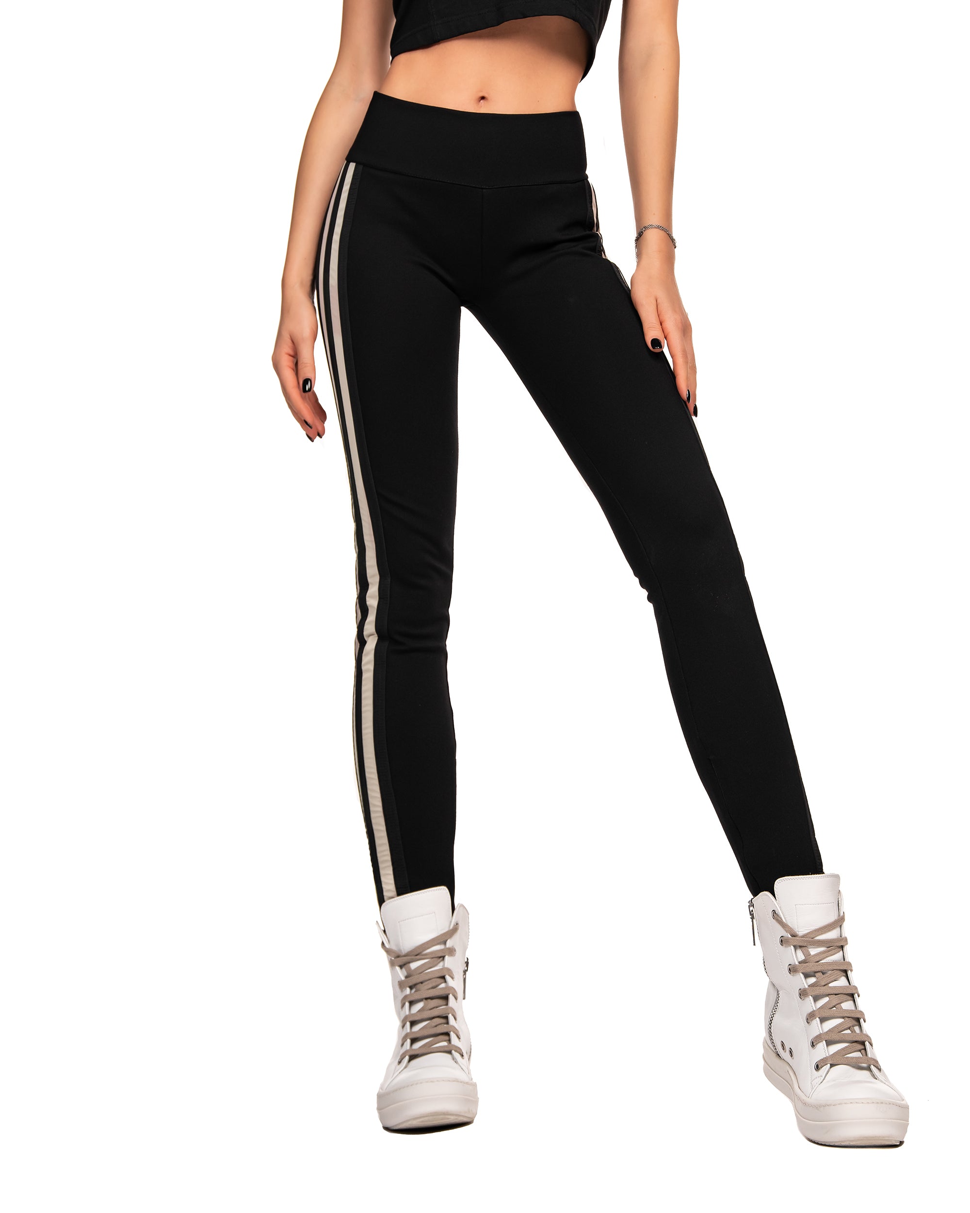 Vertical lines leggings pants - P23034