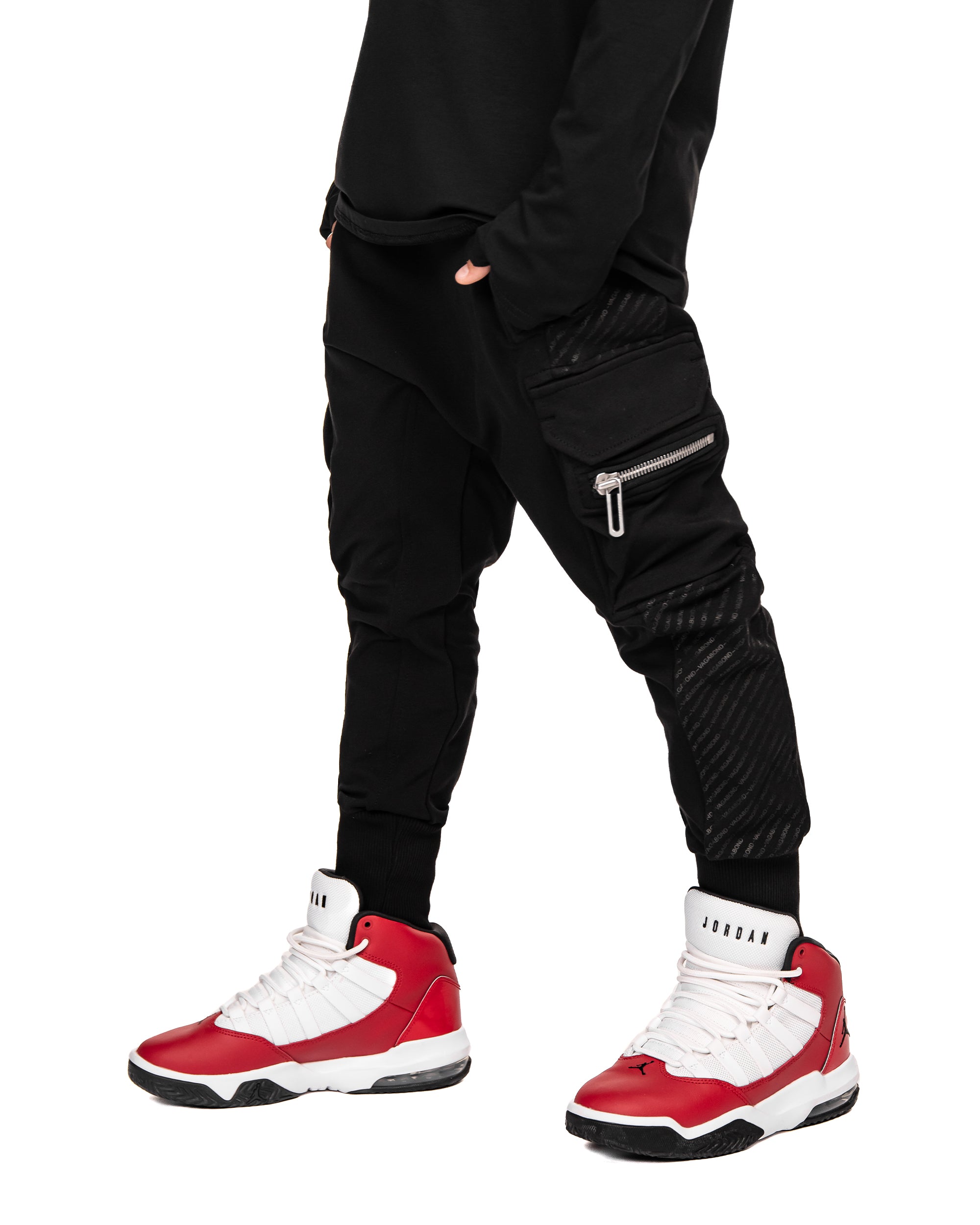 Printed cargo pants - P32958