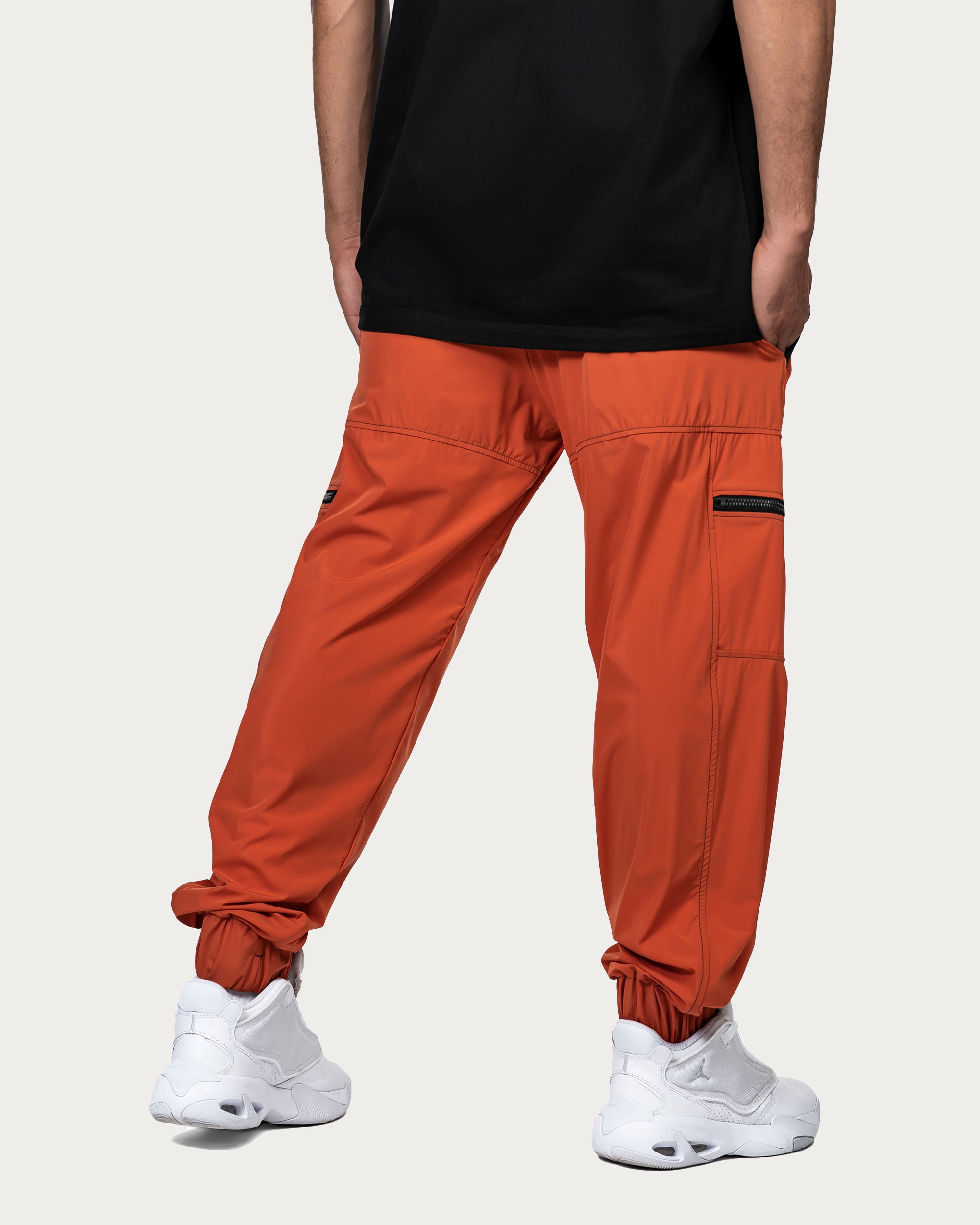 Orange cargo pants - P11814