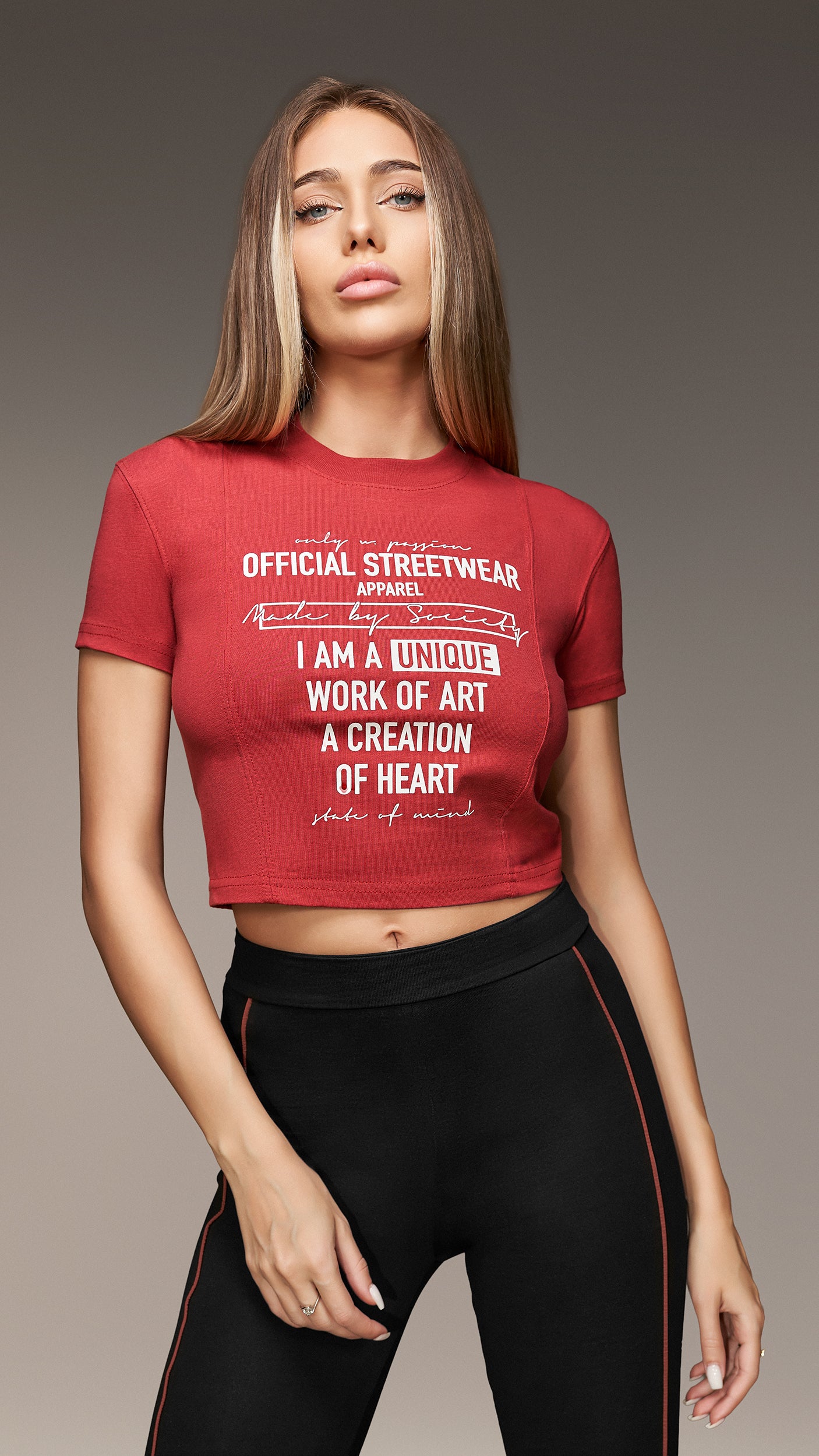 Tricou crop - T24513
