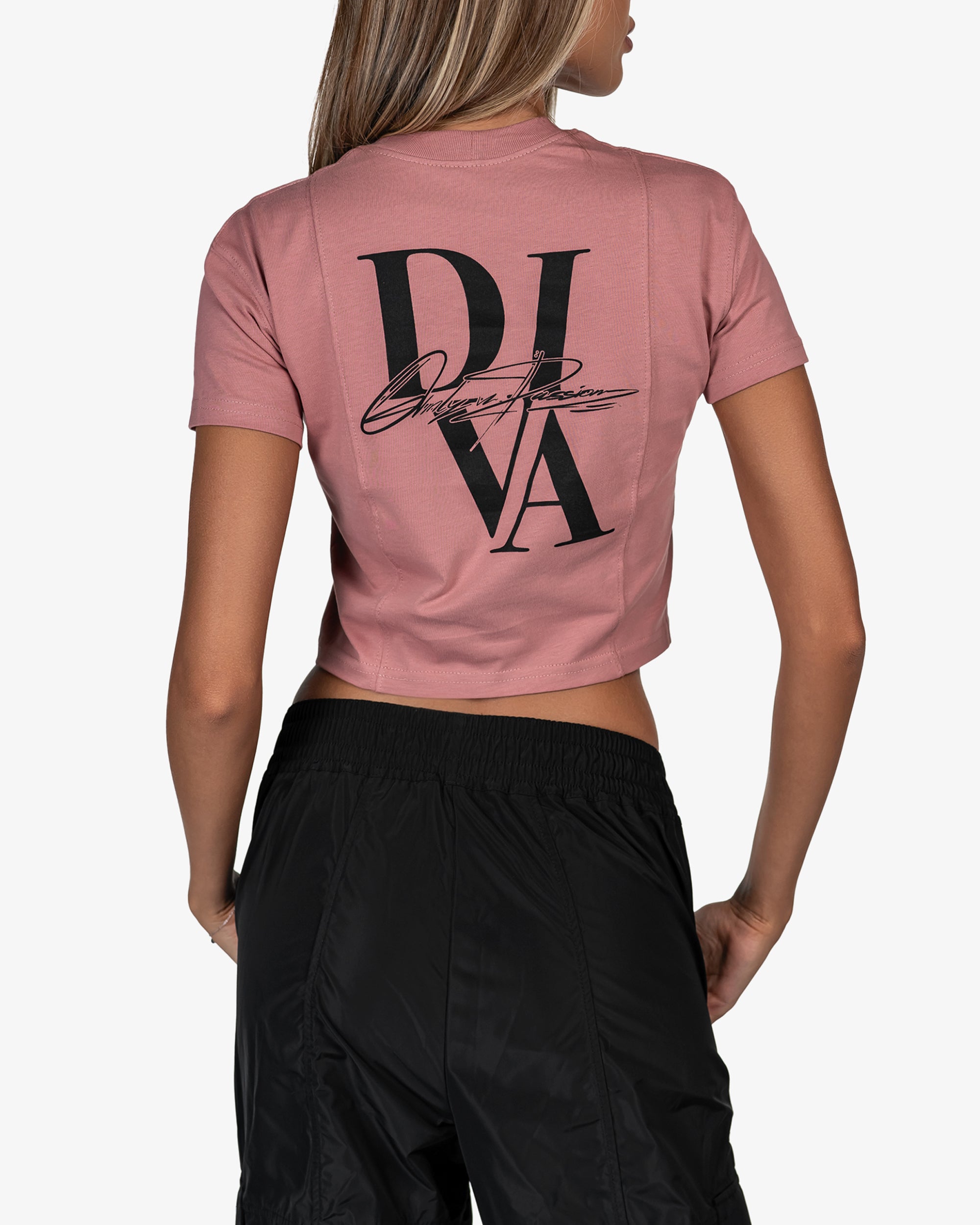 Diva crop fit t-shirt - T24514