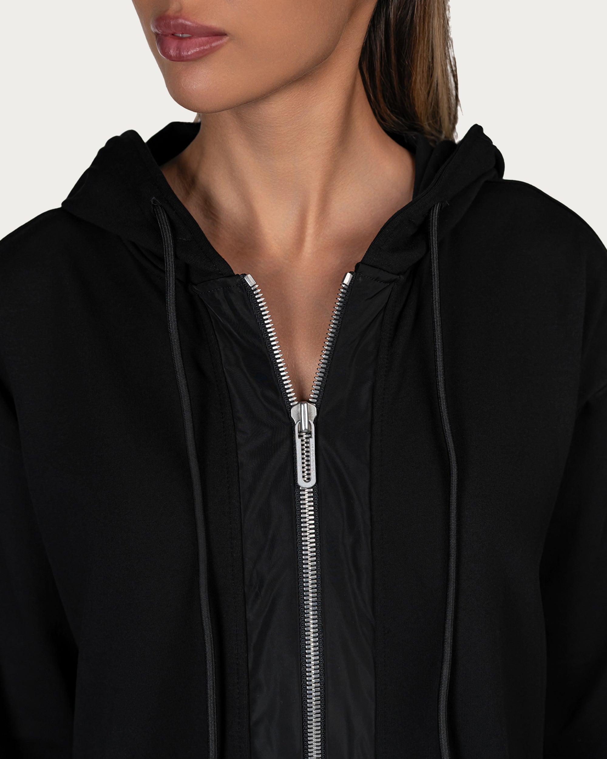 Long zipper hoodie - H24224