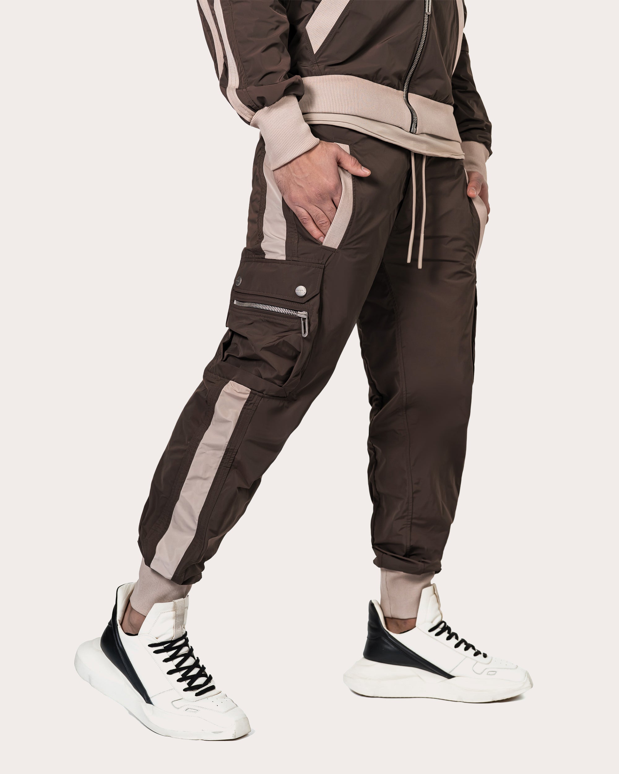 Stripe cargo pants - P14154