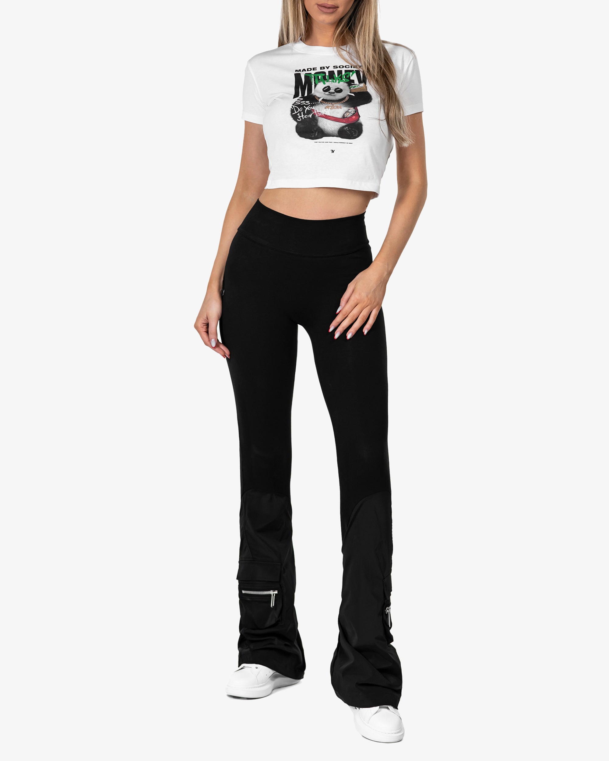 Money talks crop t-shirt - T24191