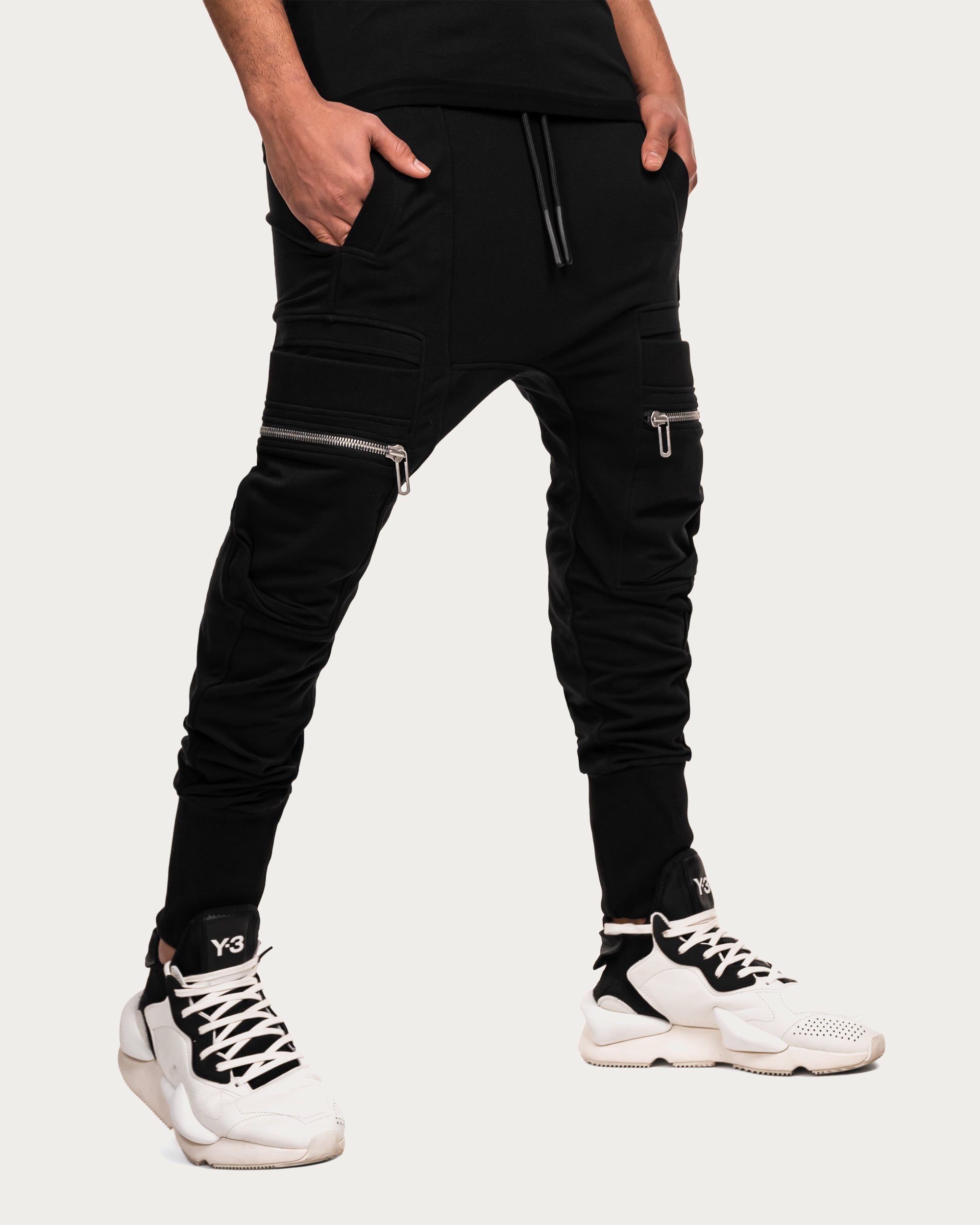 Hem jogger pants - P11909