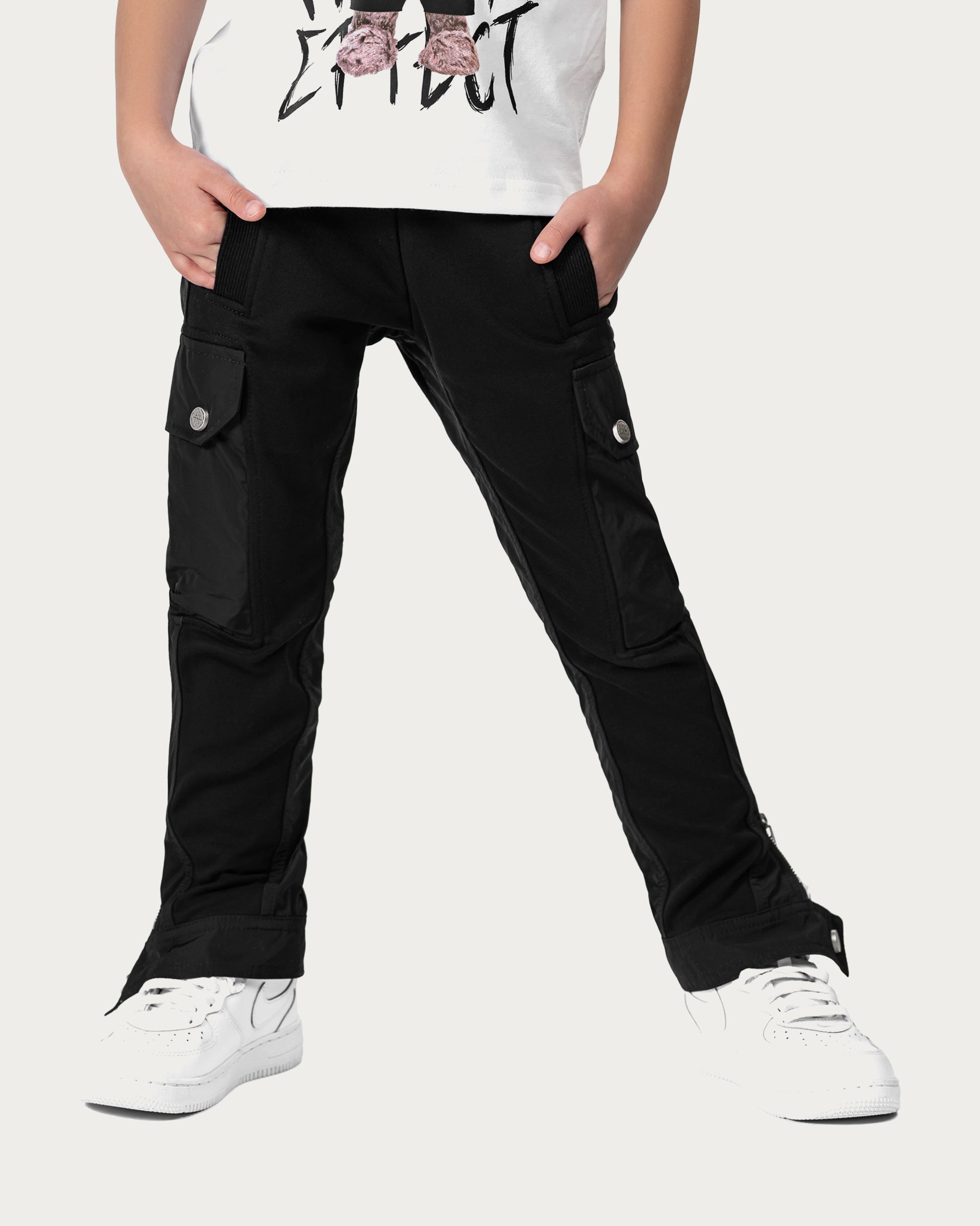 Zip cargo track pants - P32423