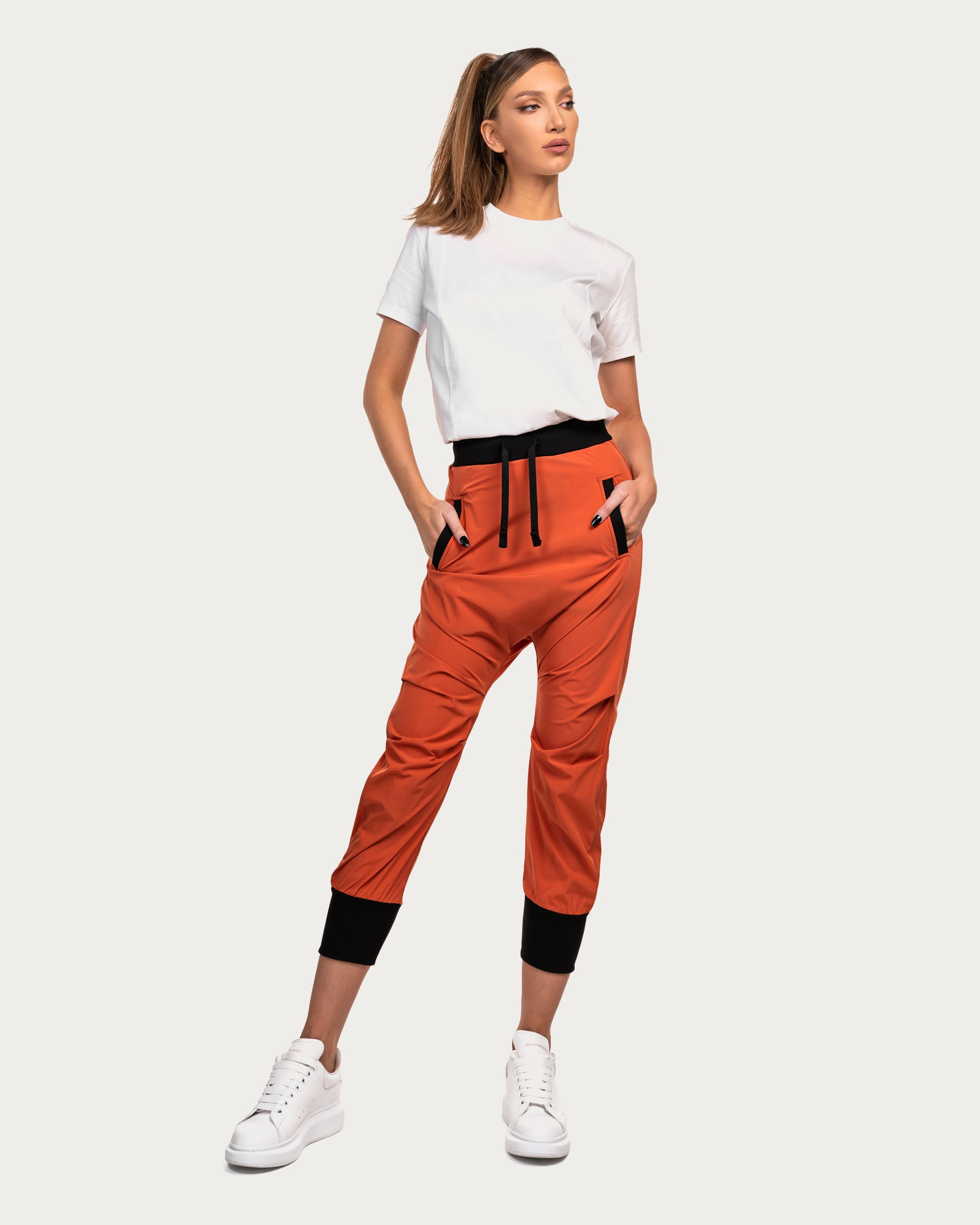 Orange epic jogger pants - P21819