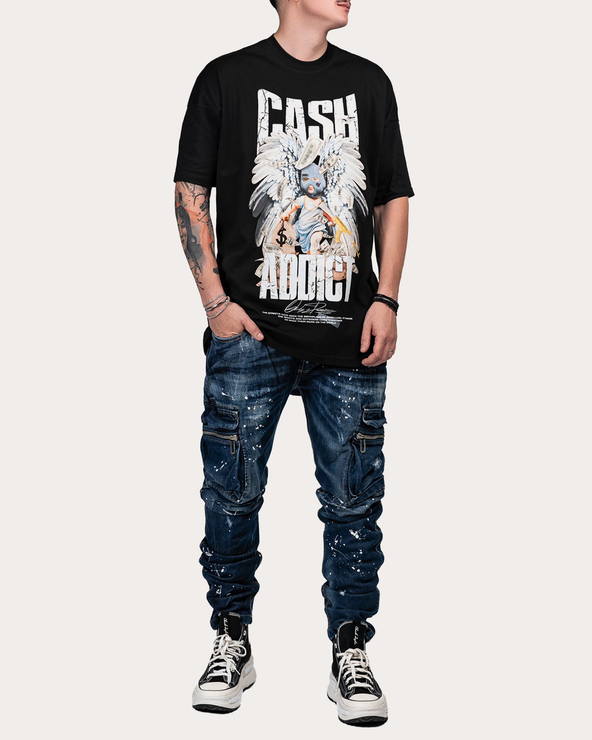 Cash addict t-shirt - T15040