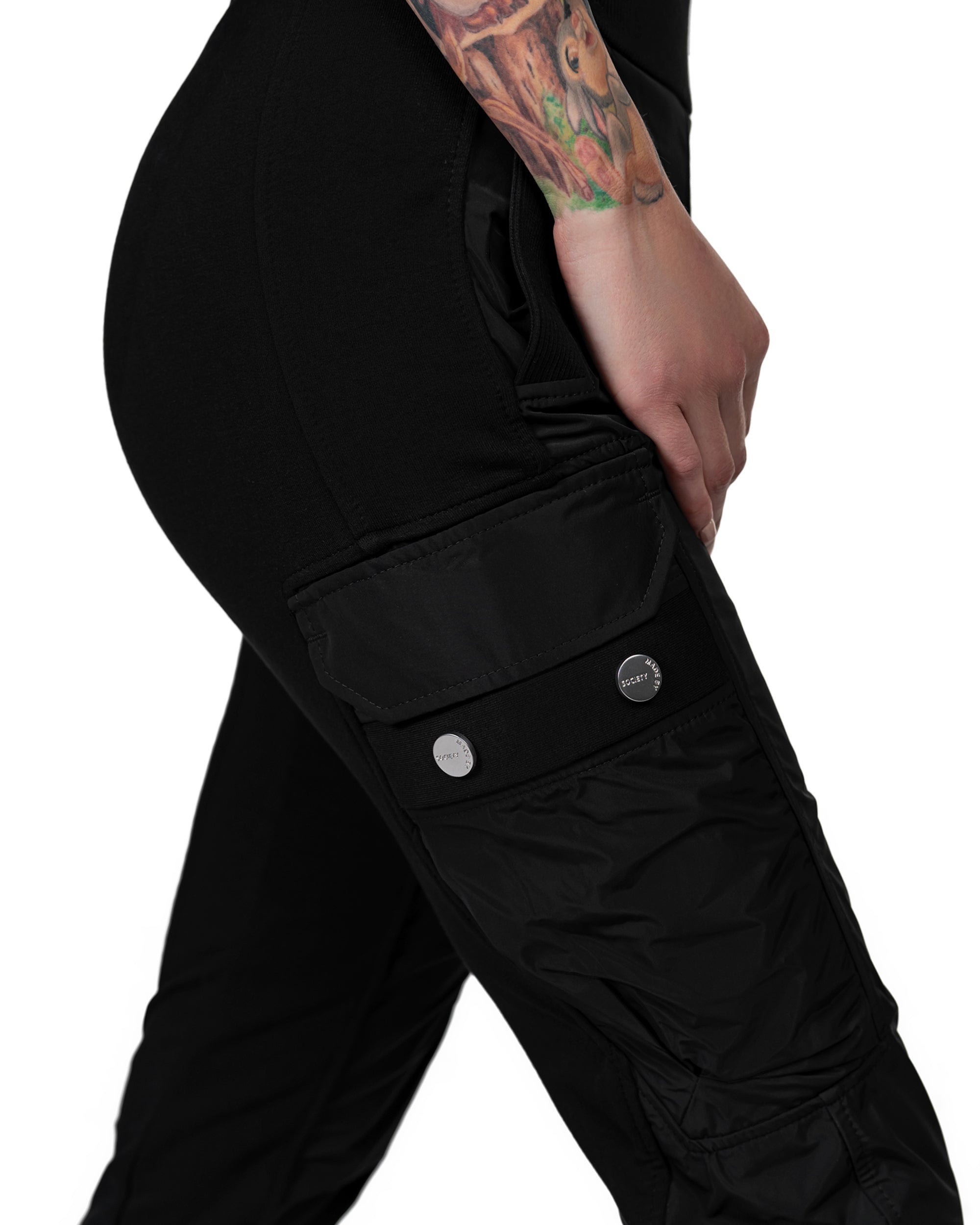 Zipper cargo pants - P24082