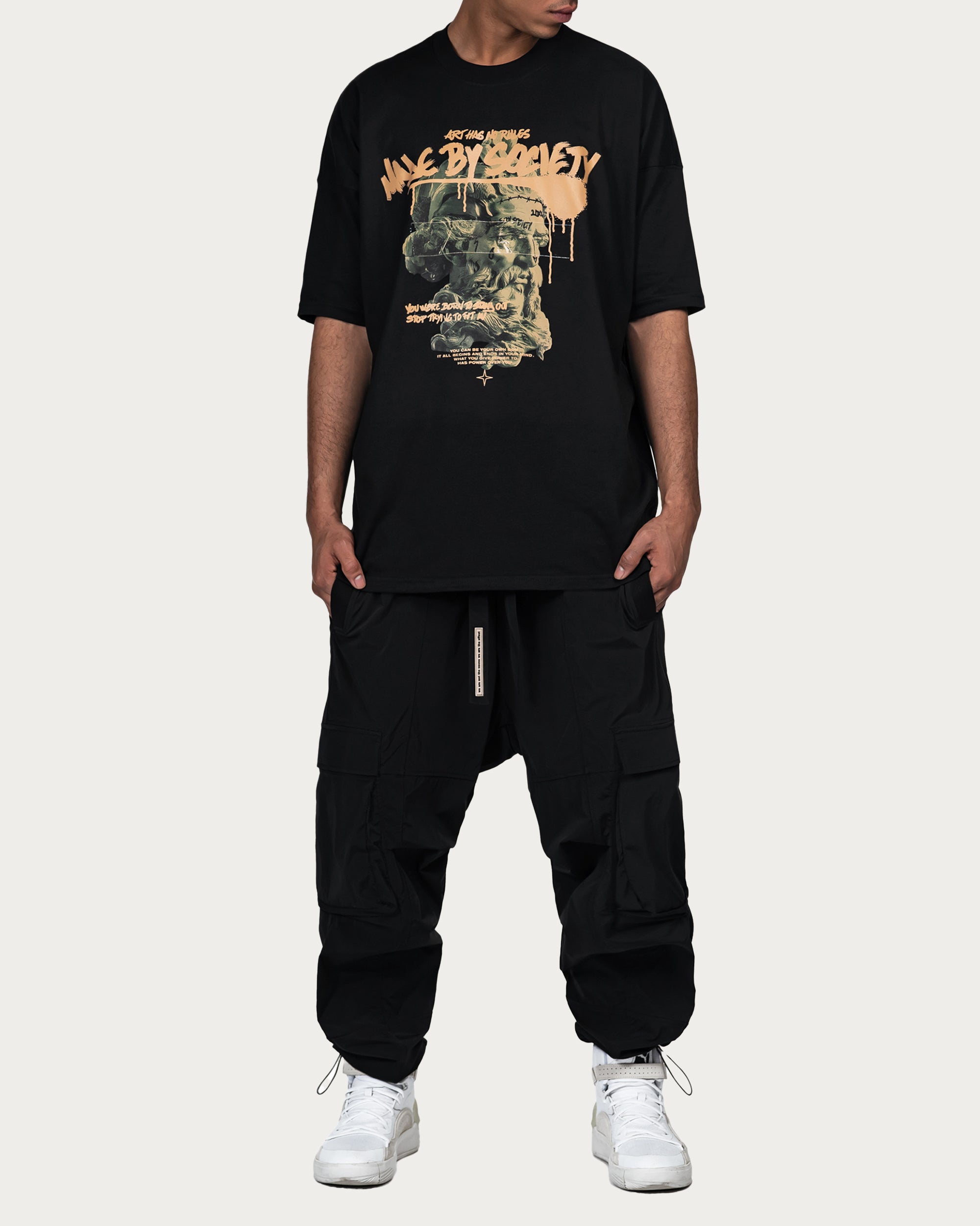 Flare cargo pants - P14485