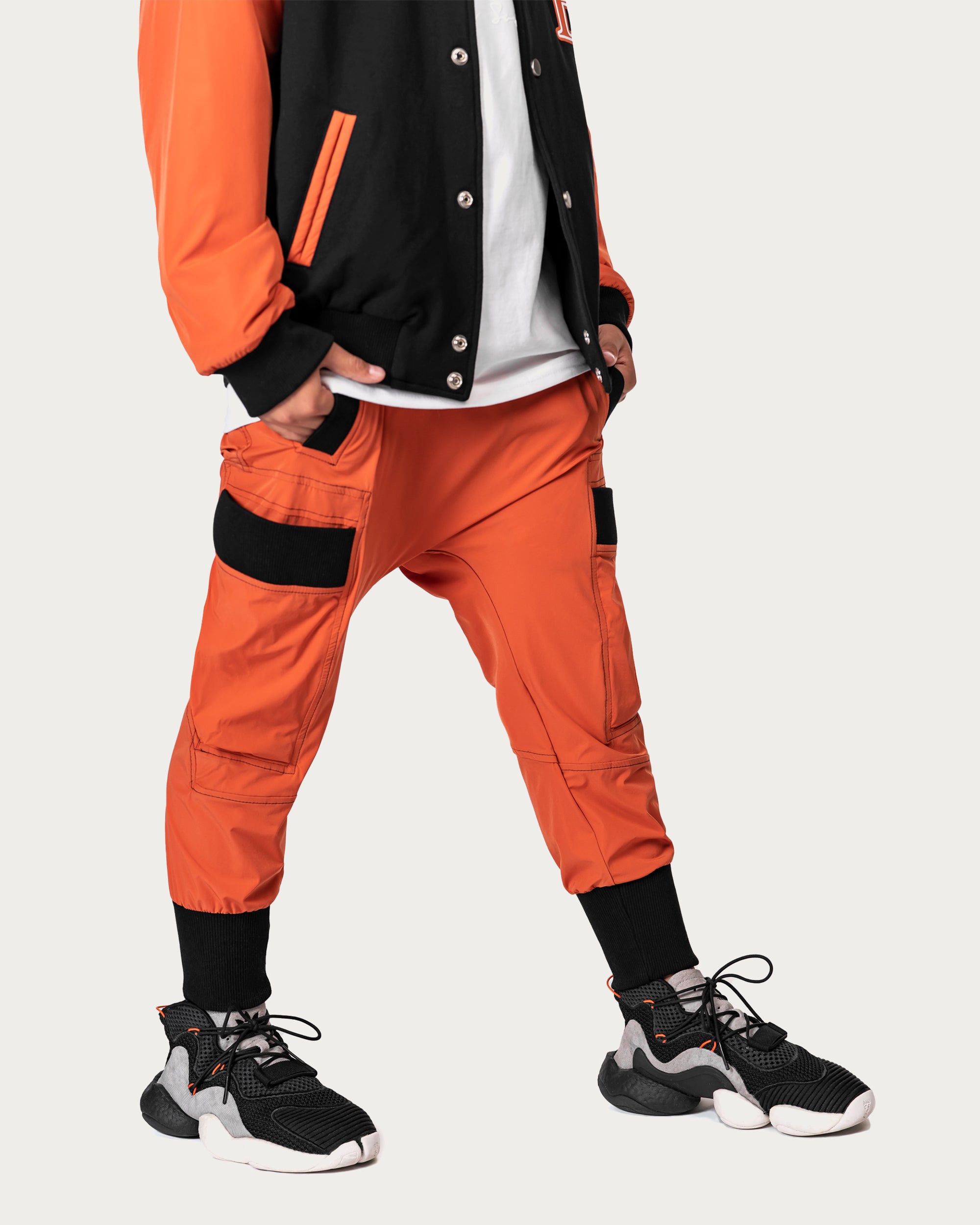 Orange hem jogger pants - P32669