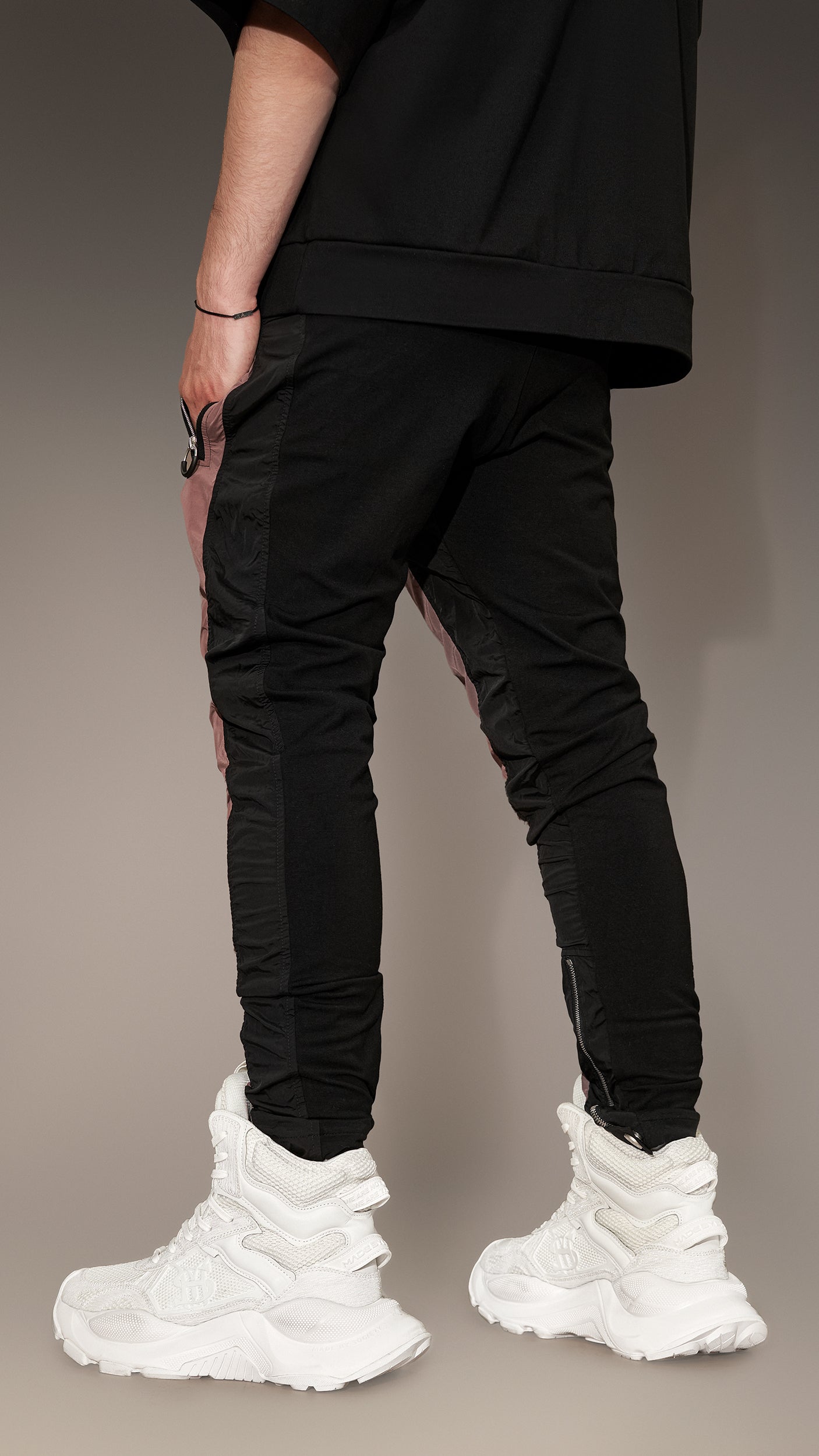 Zip track pants - P12467