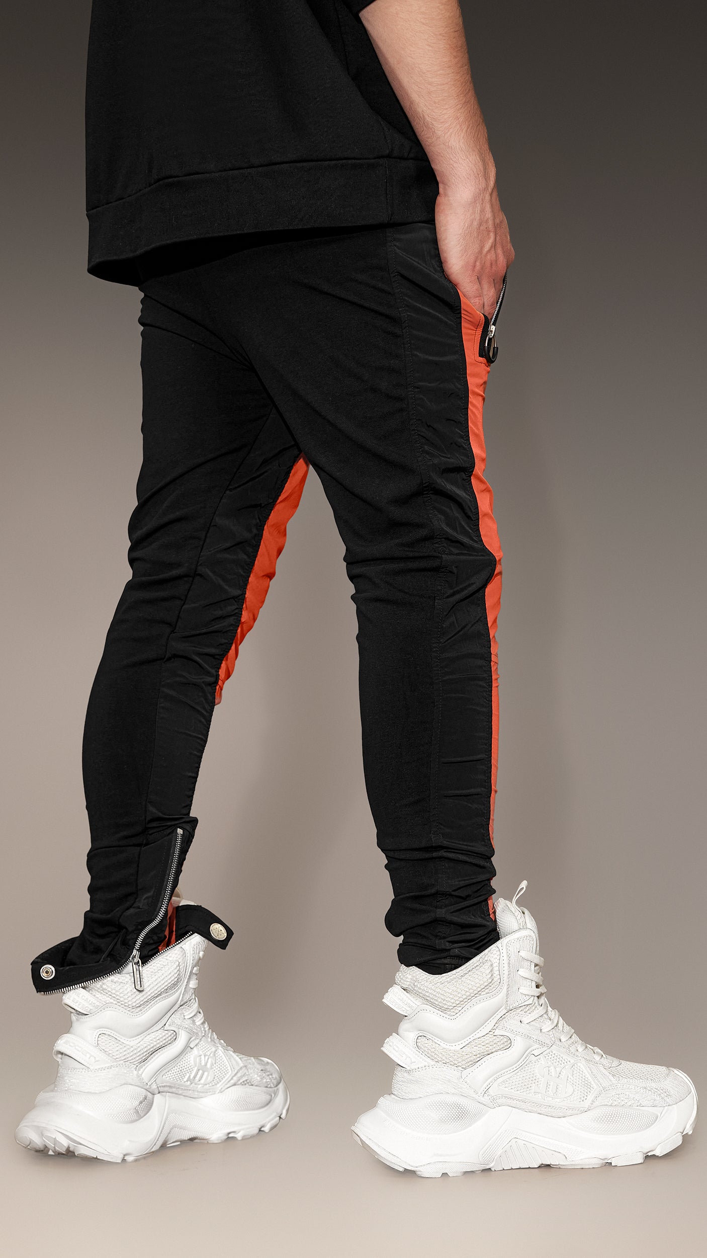 Zip track pants - P12465