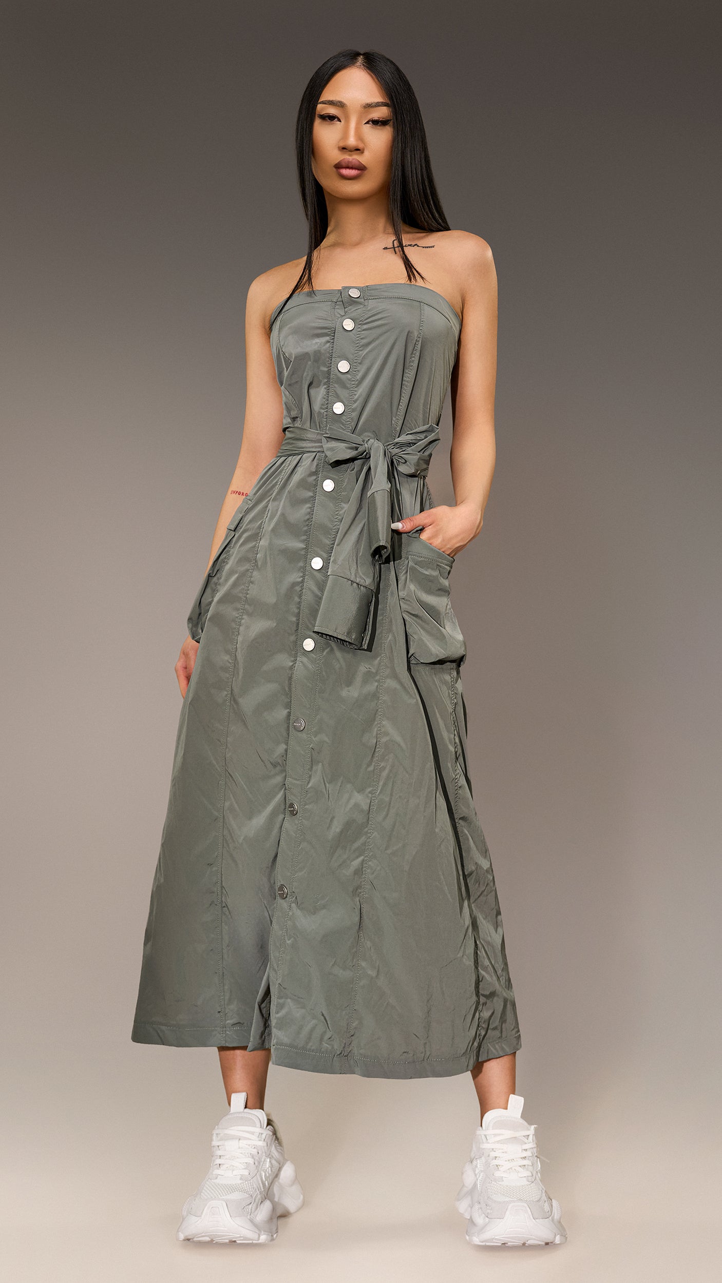 Dress with Snaps Made by Society - D26291