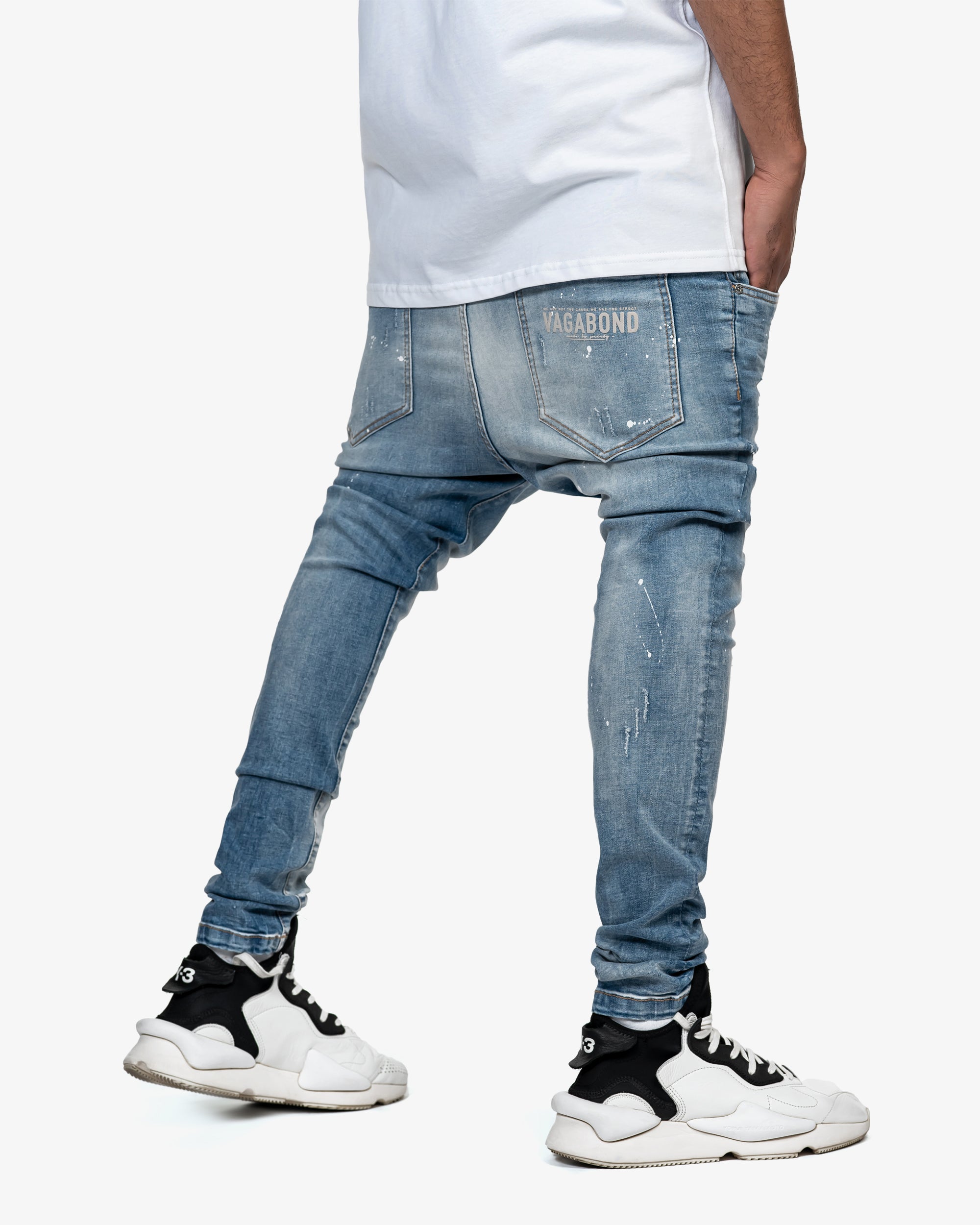 Distressed jeans pants - P13630