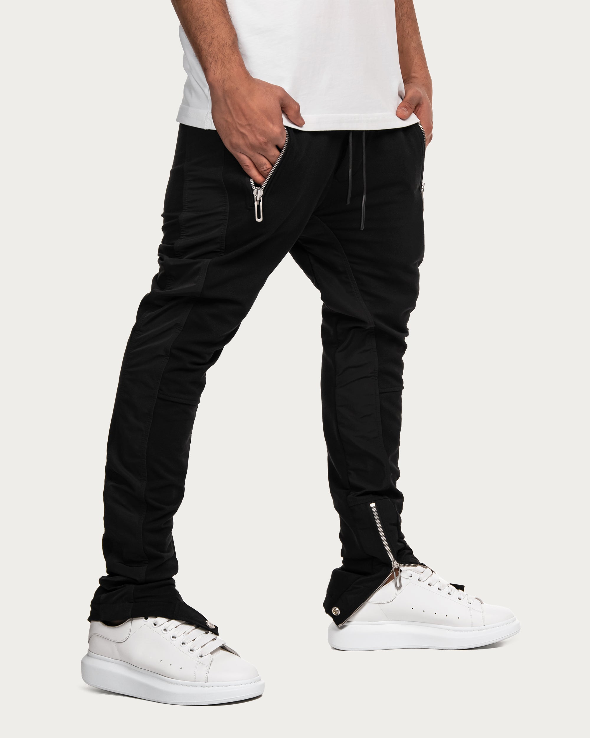 Zip track pants - P12375